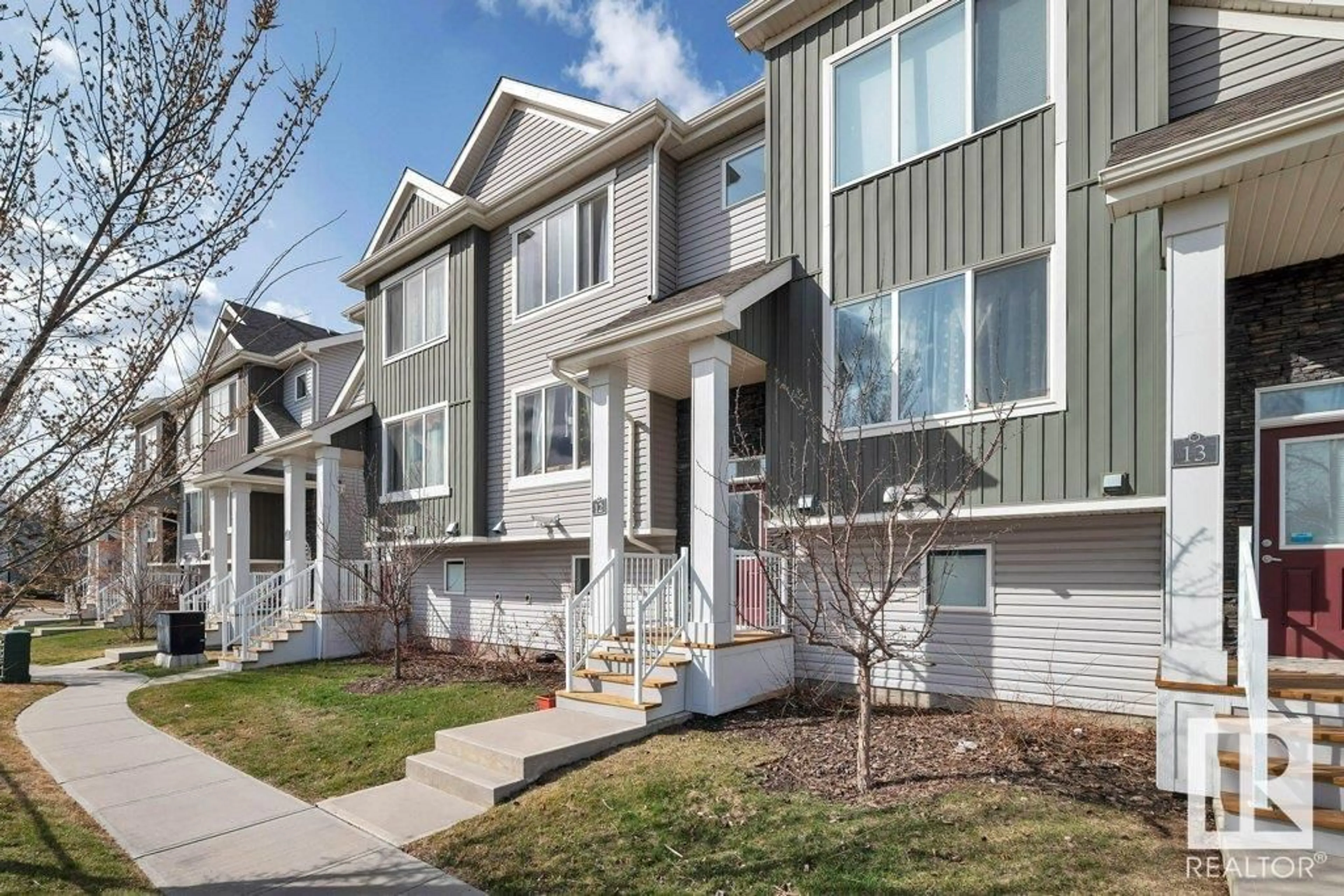 Home with vinyl exterior material, street for #12 - 2121 HADDOW DR, Edmonton Alberta T6R0W6
