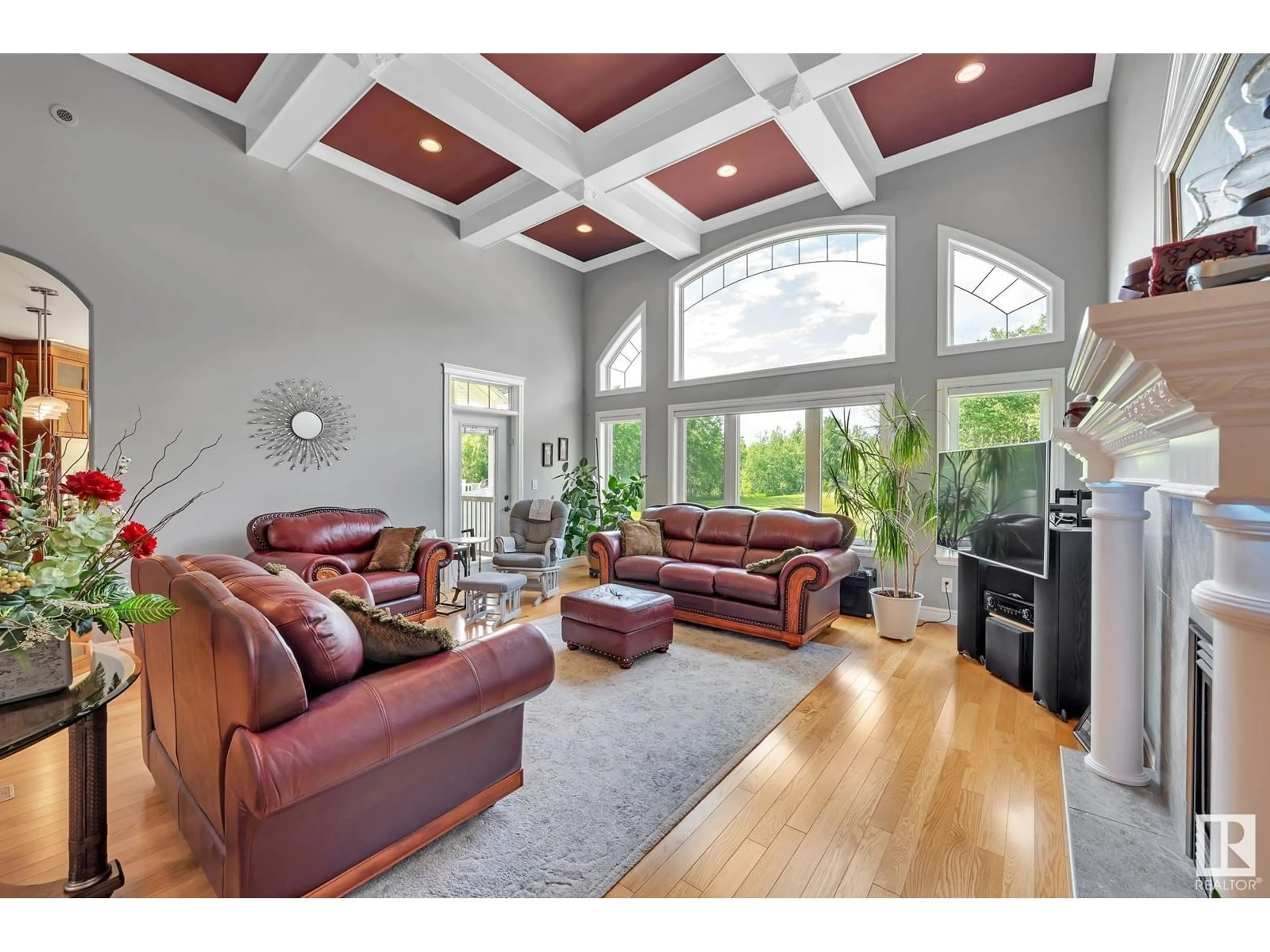 Living room with furniture, unknown for 53030 RGE ROAD 20, Rural Parkland County Alberta T7Y2G8