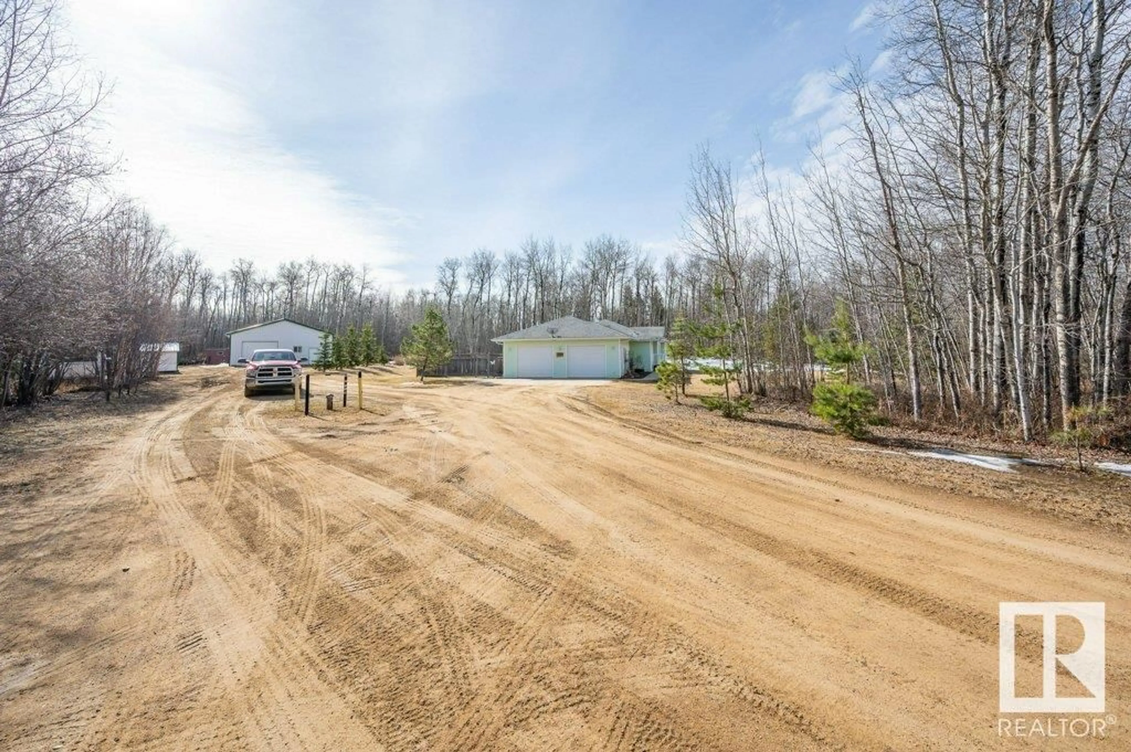 A pic from outside/outdoor area/front of a property/back of a property/a pic from drone, unknown for 62209 RR 201, Rural Thorhild County Alberta T0A2P0
