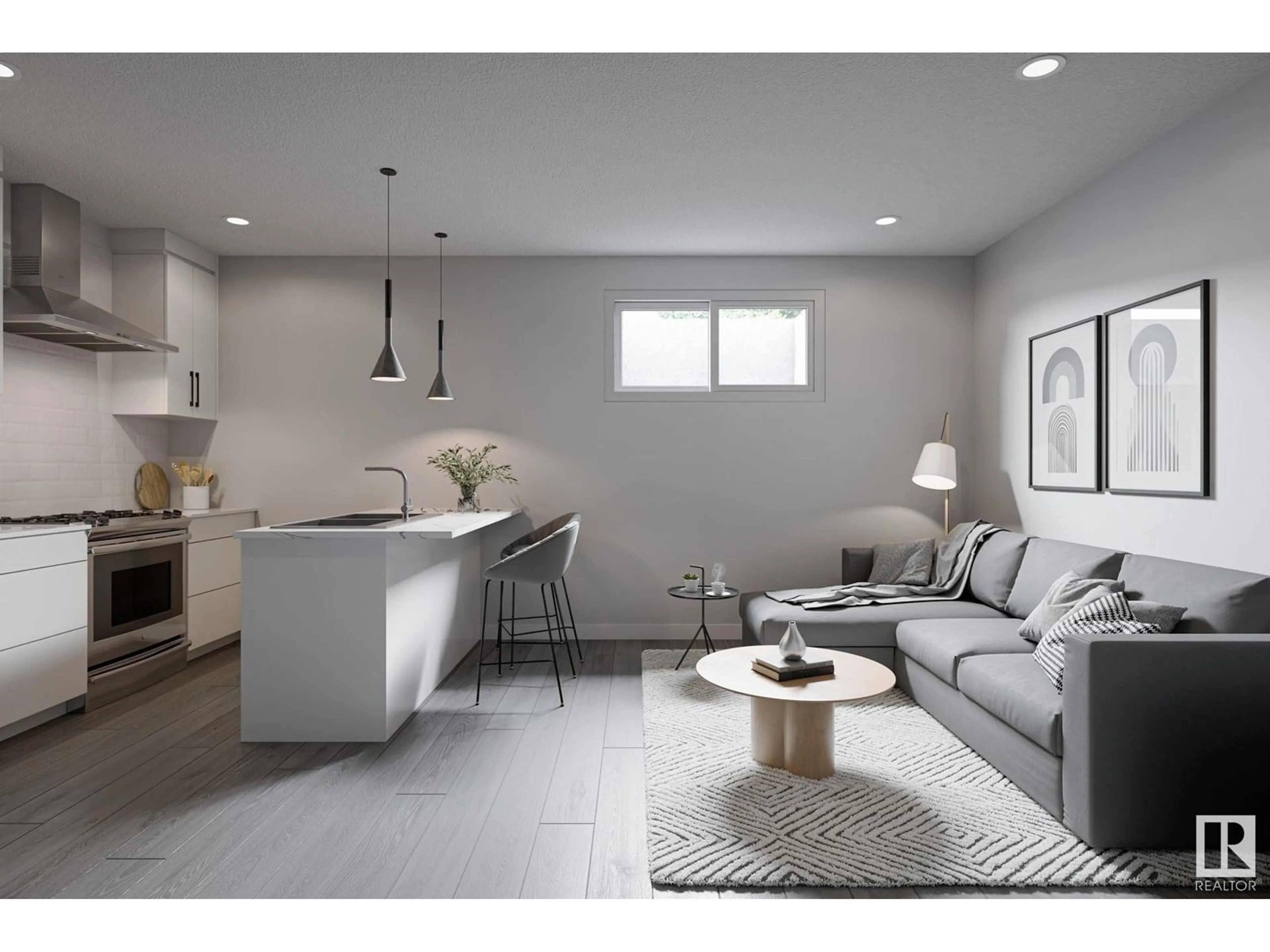 Open concept kitchen, unknown for 7719 132A AV, Edmonton Alberta T5C2C4