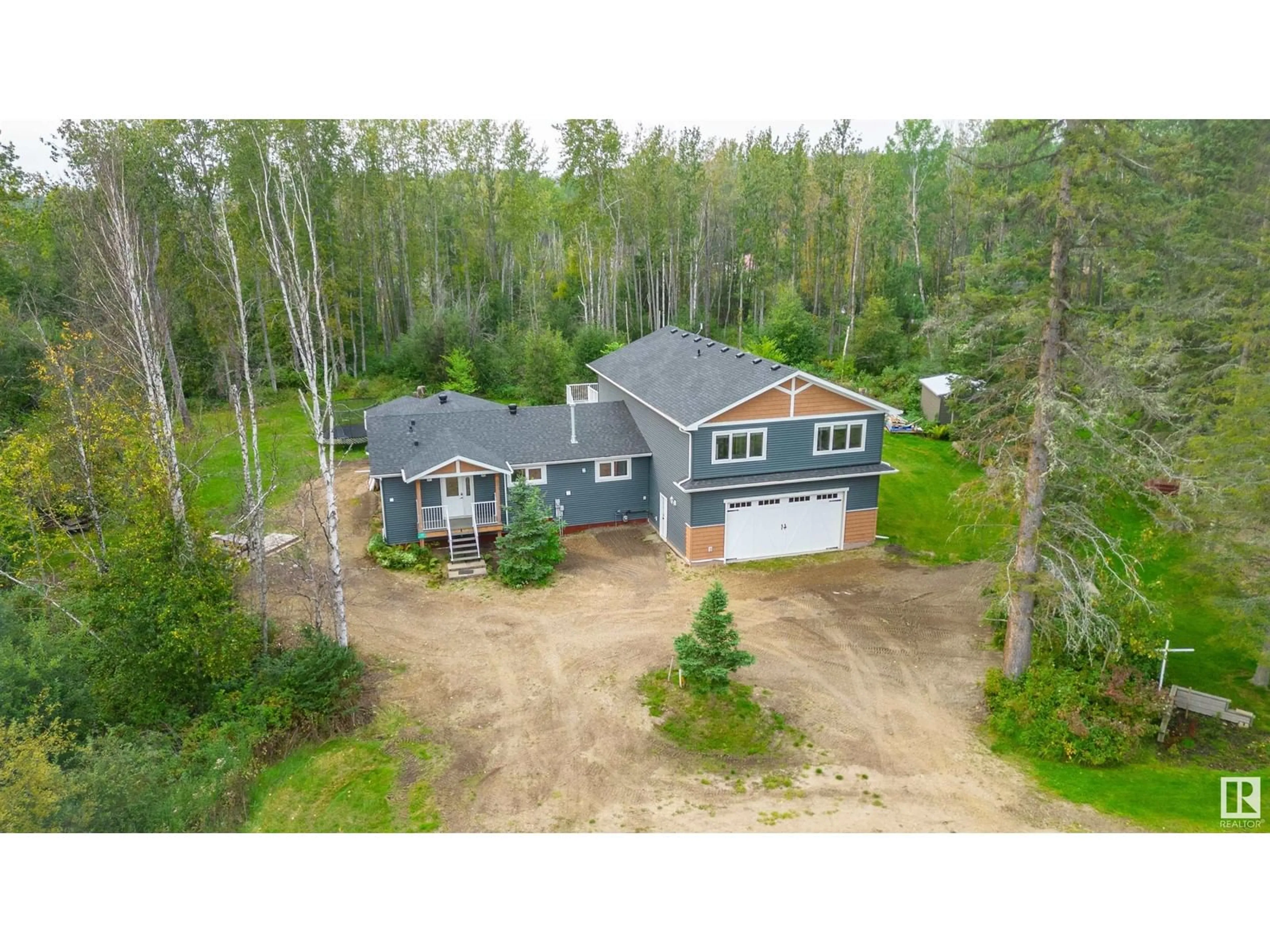 A pic from outside/outdoor area/front of a property/back of a property/a pic from drone, unknown for 1205 LONG LAKE DR, Long Lake Alberta T0A0M0