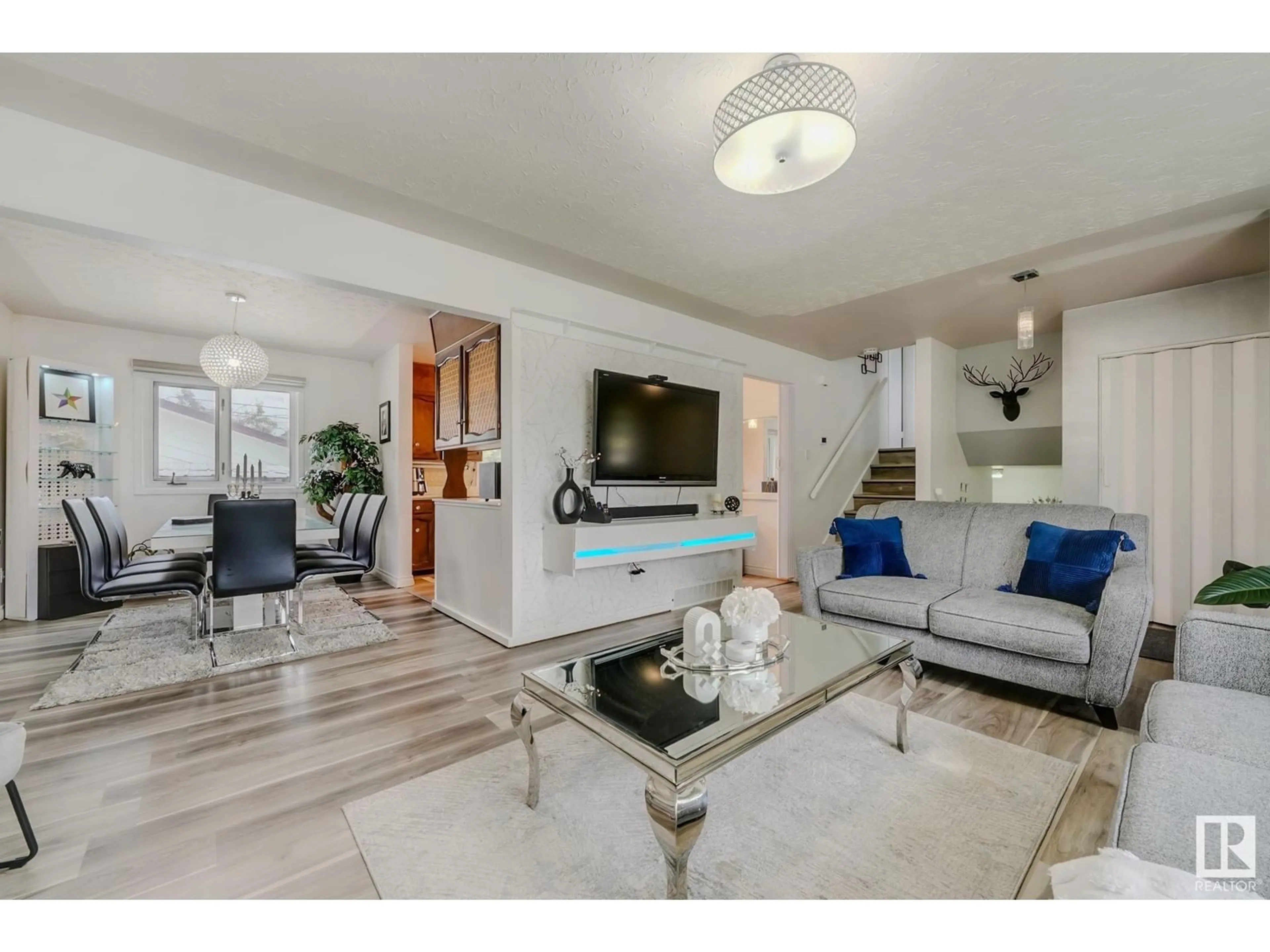 Living room with furniture, unknown for NW - 9305 163 ST, Edmonton Alberta T5R2P4