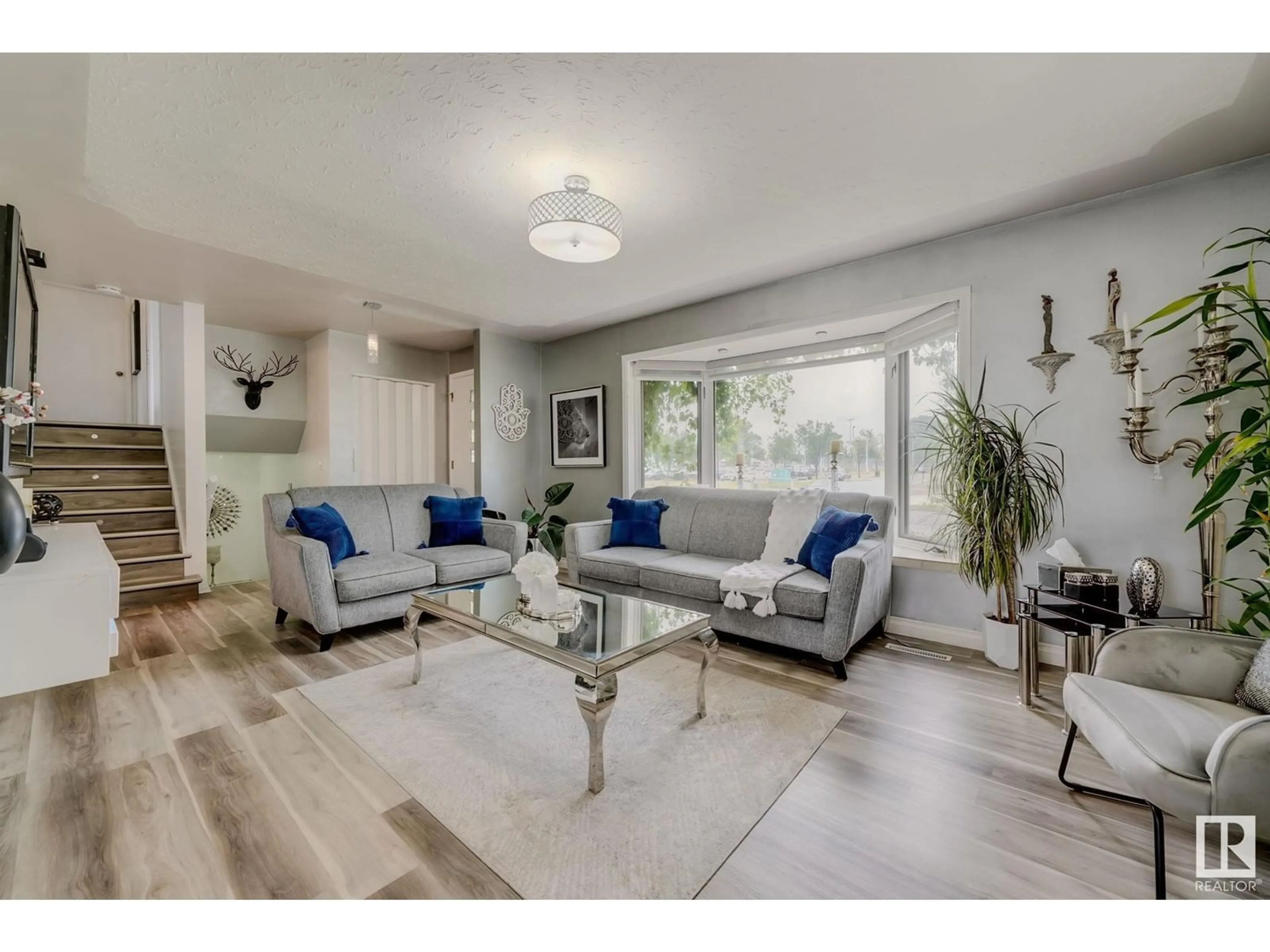 Living room with furniture, unknown for NW - 9305 163 ST, Edmonton Alberta T5R2P4