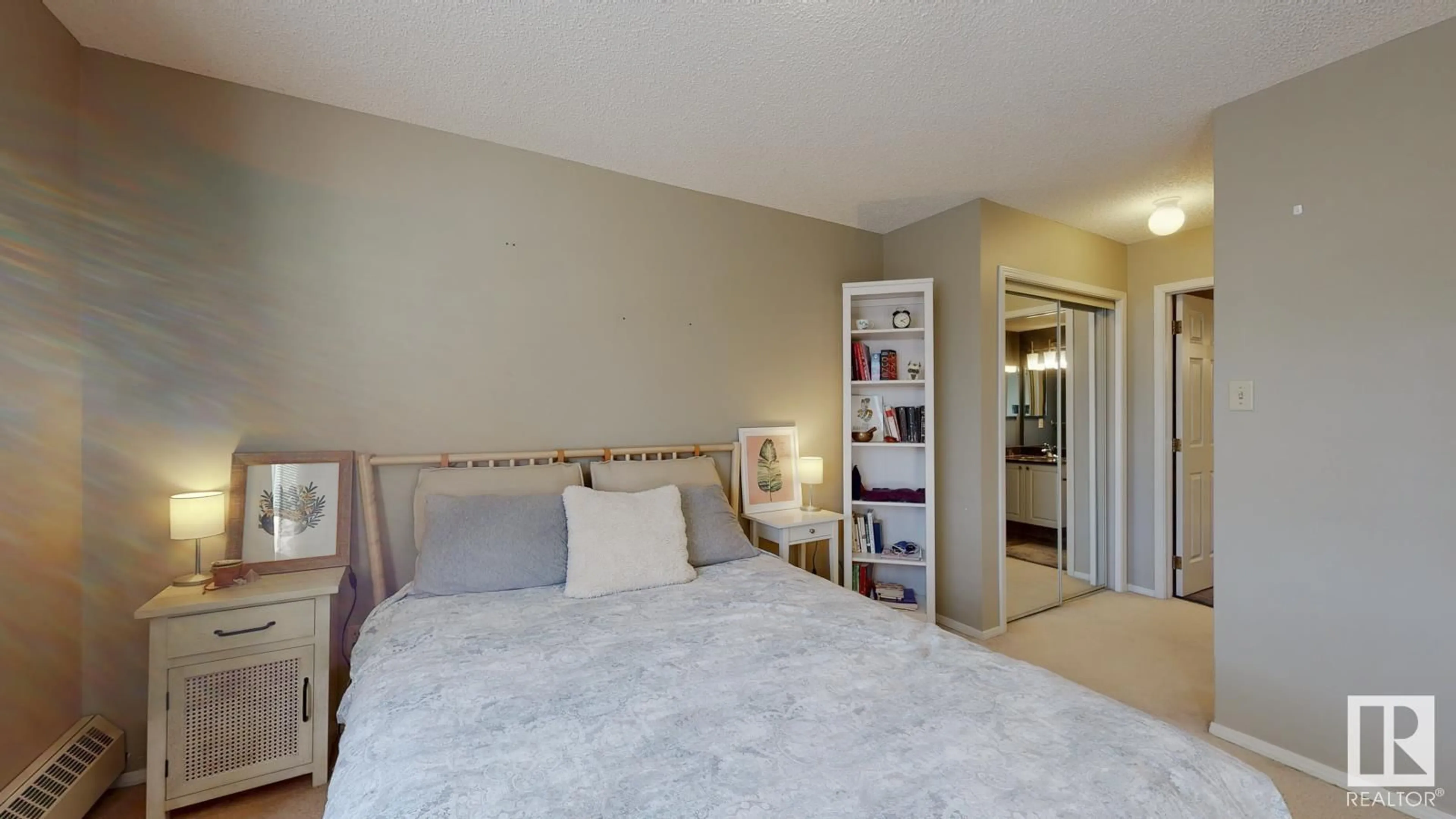 Bedroom with bed, unknown for 202 - 8503 108 ST, Edmonton Alberta T6E6J9