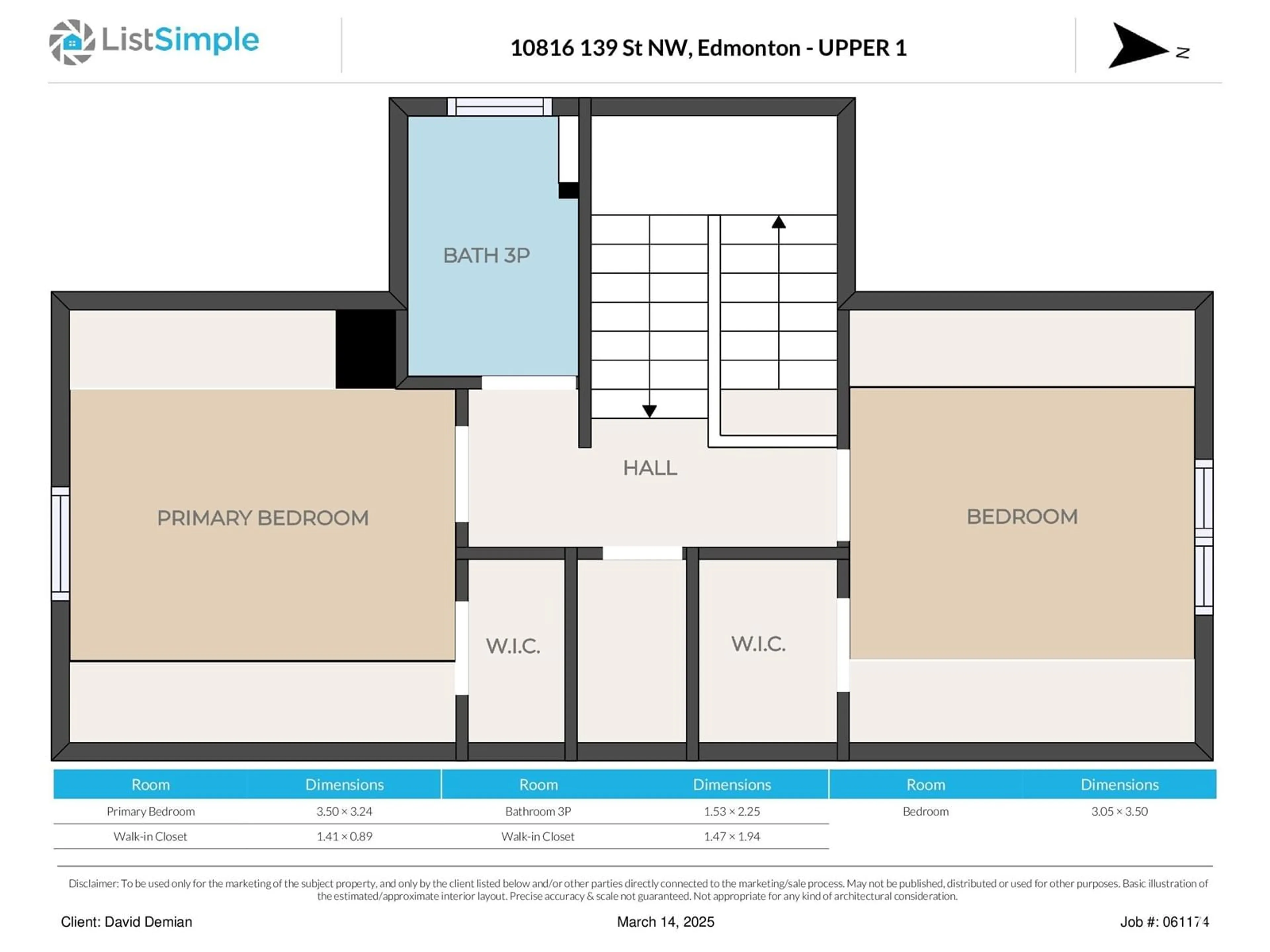 Floor plan for NW - 10816 139 ST, Edmonton Alberta T5M1P7