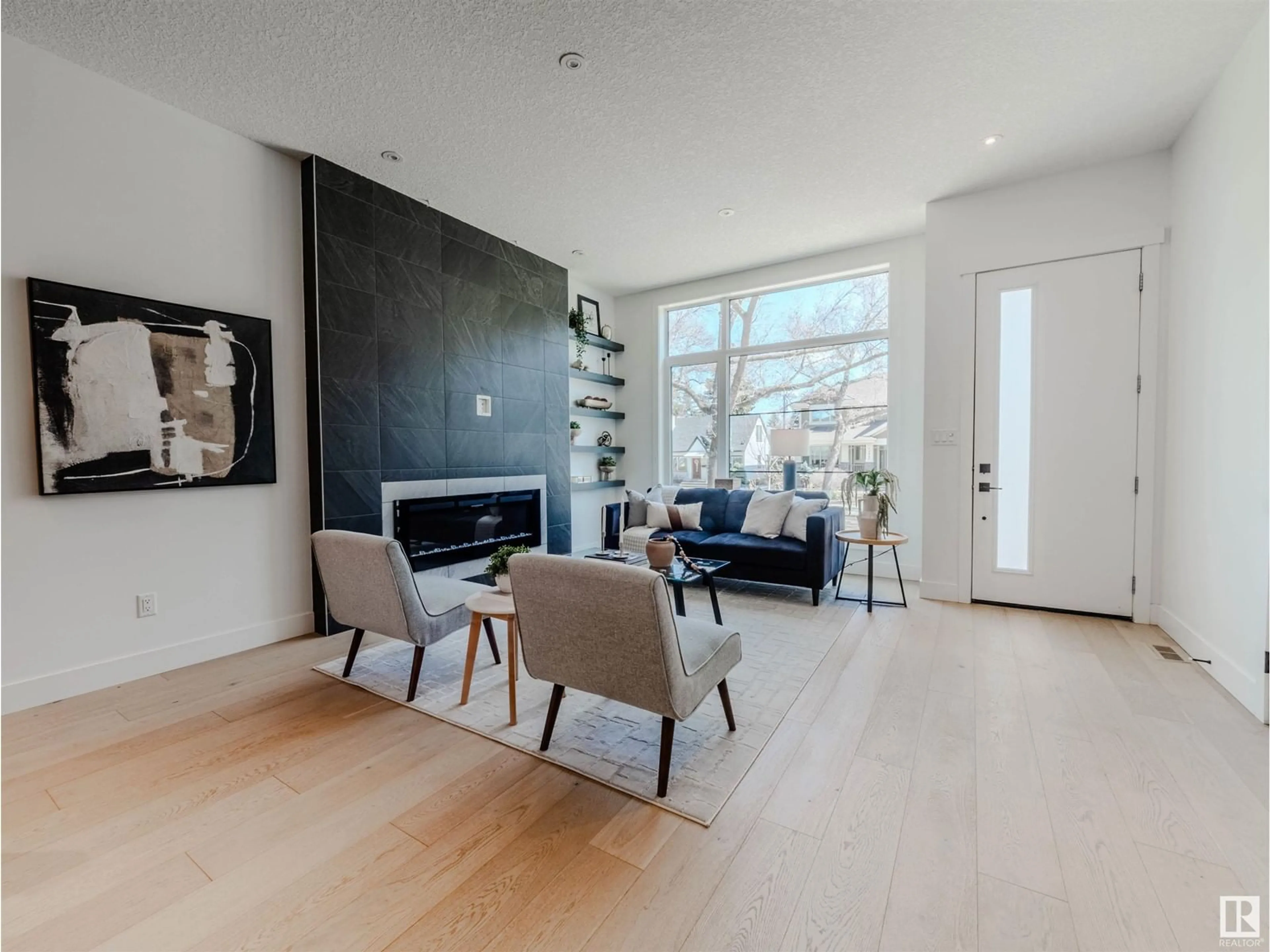 Living room with furniture, unknown for NW - 10806 129 ST, Edmonton Alberta T5M0X8