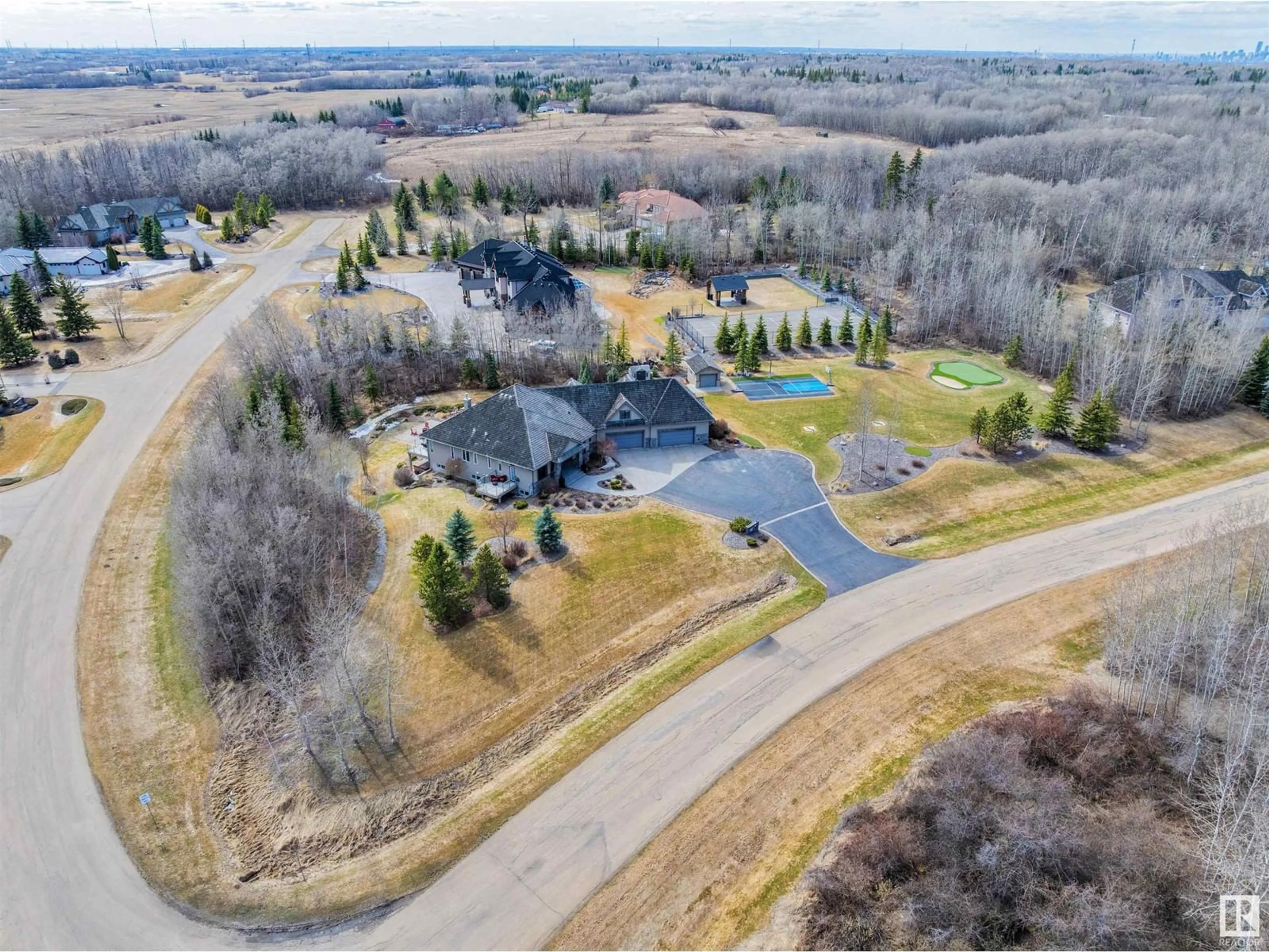 A pic from outside/outdoor area/front of a property/back of a property/a pic from drone, unknown for 52224 - 386 RANGE ROAD 231, Rural Strathcona County Alberta T8B1N3