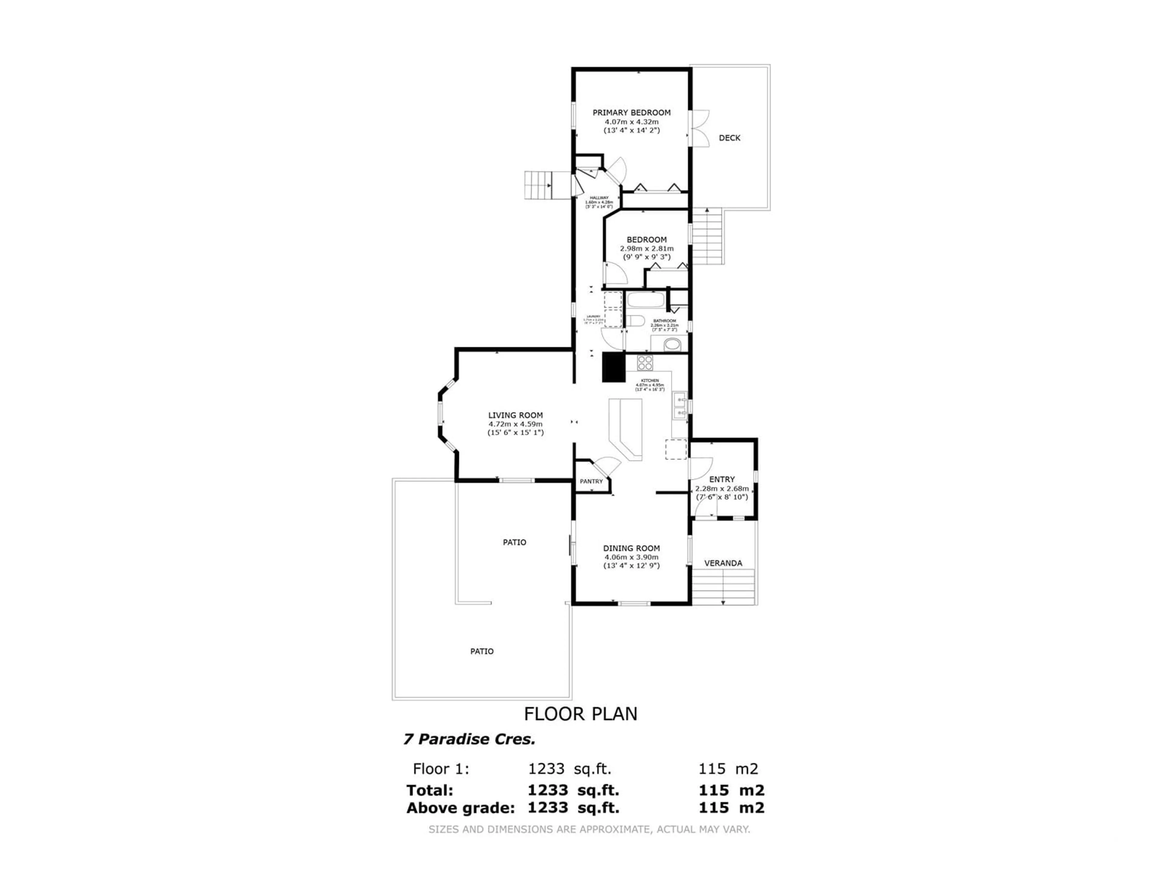 Floor plan for #7 - 3521 TWP ROAD 542, Rural Lac Ste. Anne County Alberta T0E0A0