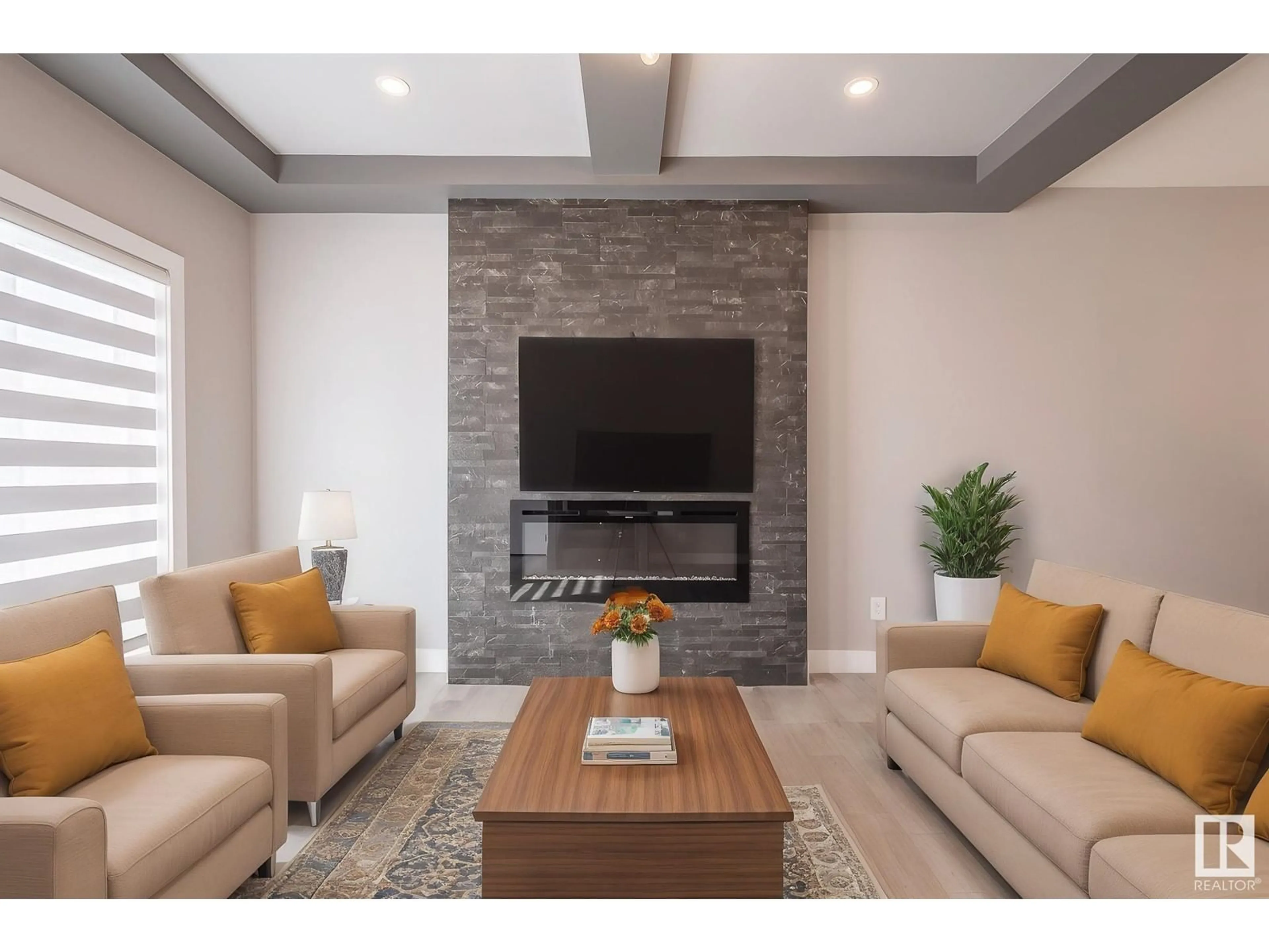 Living room with furniture, unknown for SW - 9340 PEAR LINK LI, Edmonton Alberta T6X2V9