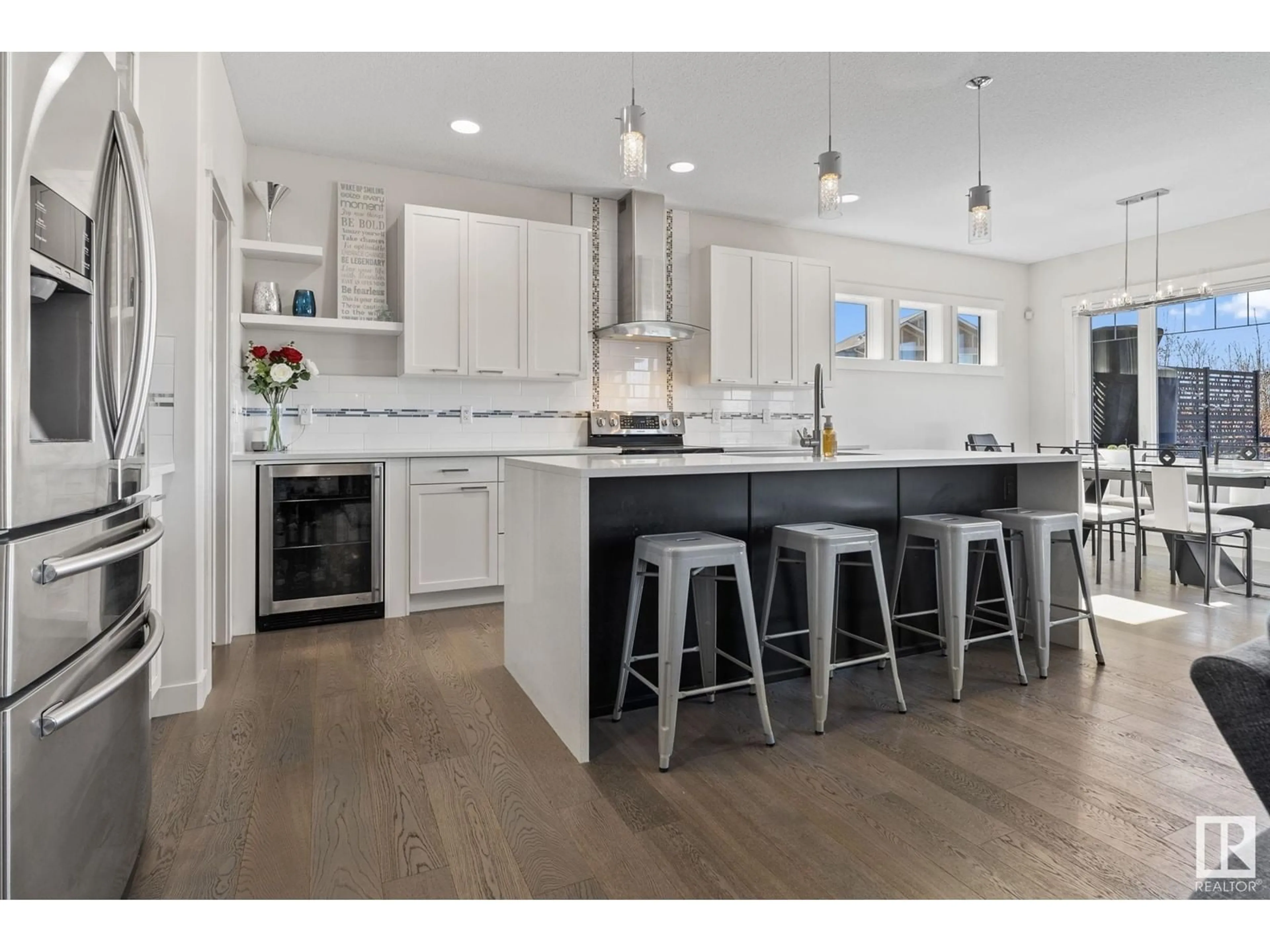 Open concept kitchen, unknown for SW - 3726 PARKER CO, Edmonton Alberta T6W3A8