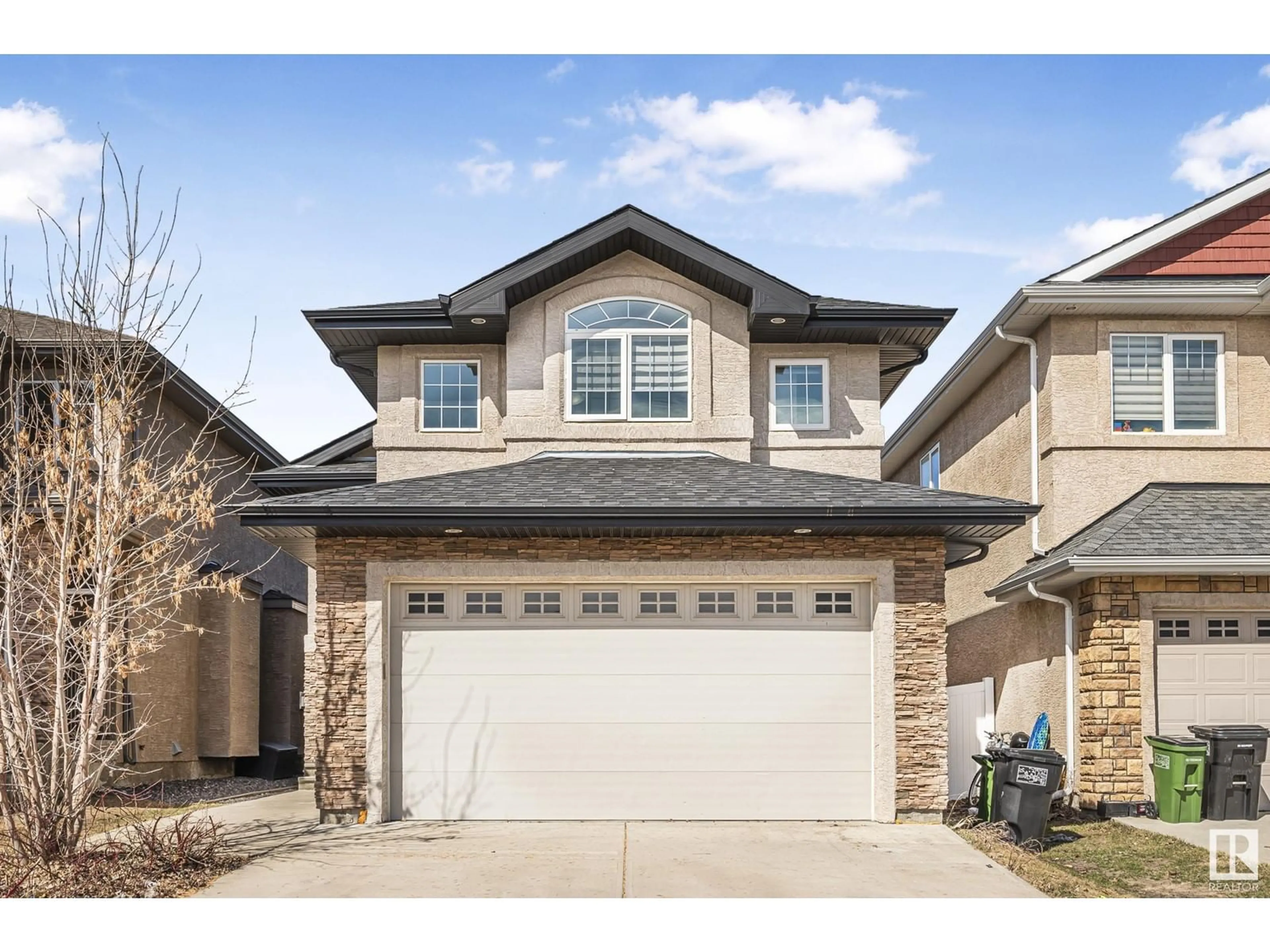 Home with vinyl exterior material, street for 550 ALBANY WY, Edmonton Alberta T6V1J6