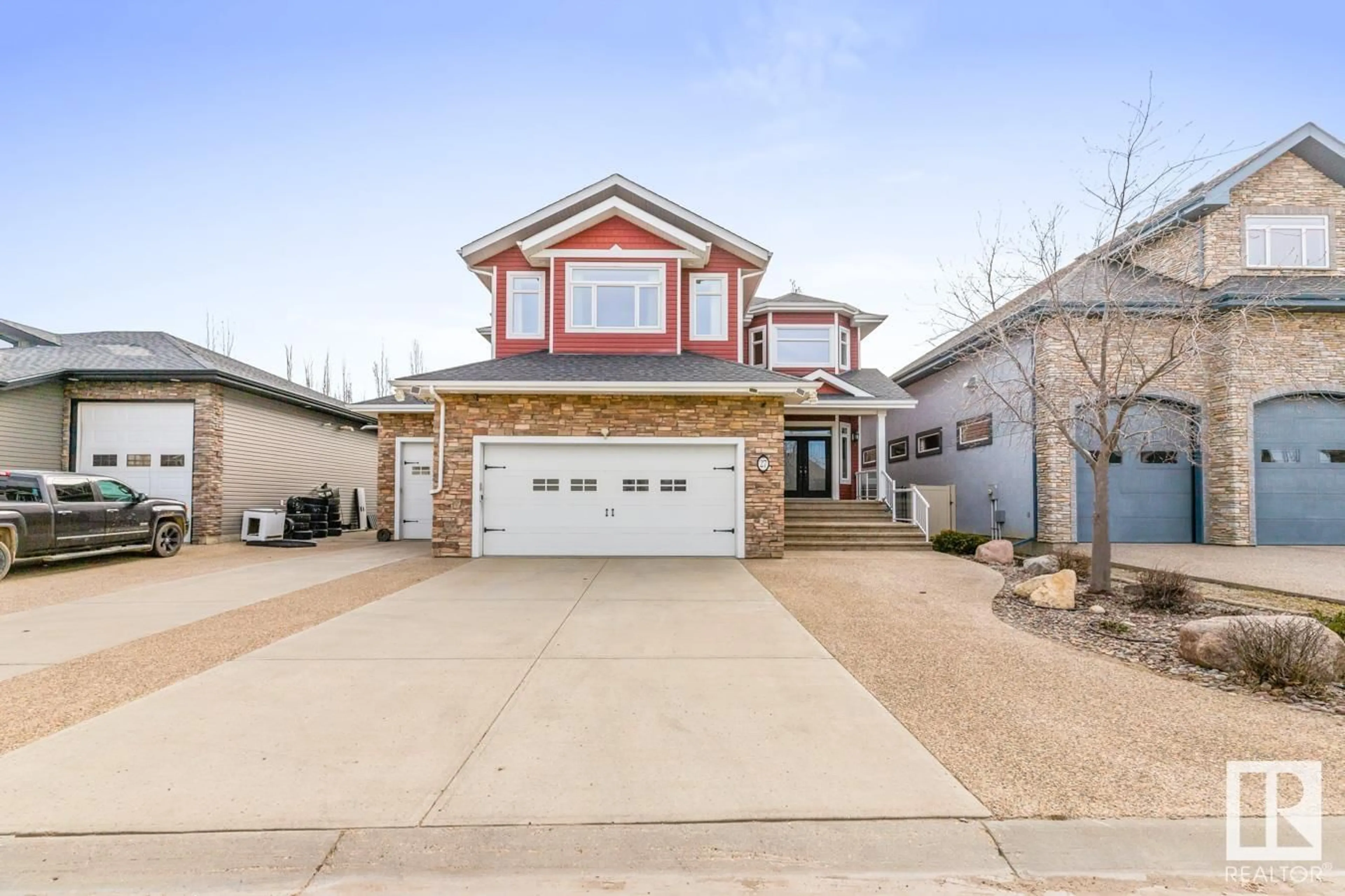 Home with brick exterior material, street for 27 KINGDOM PL, Leduc Alberta T9E0J2