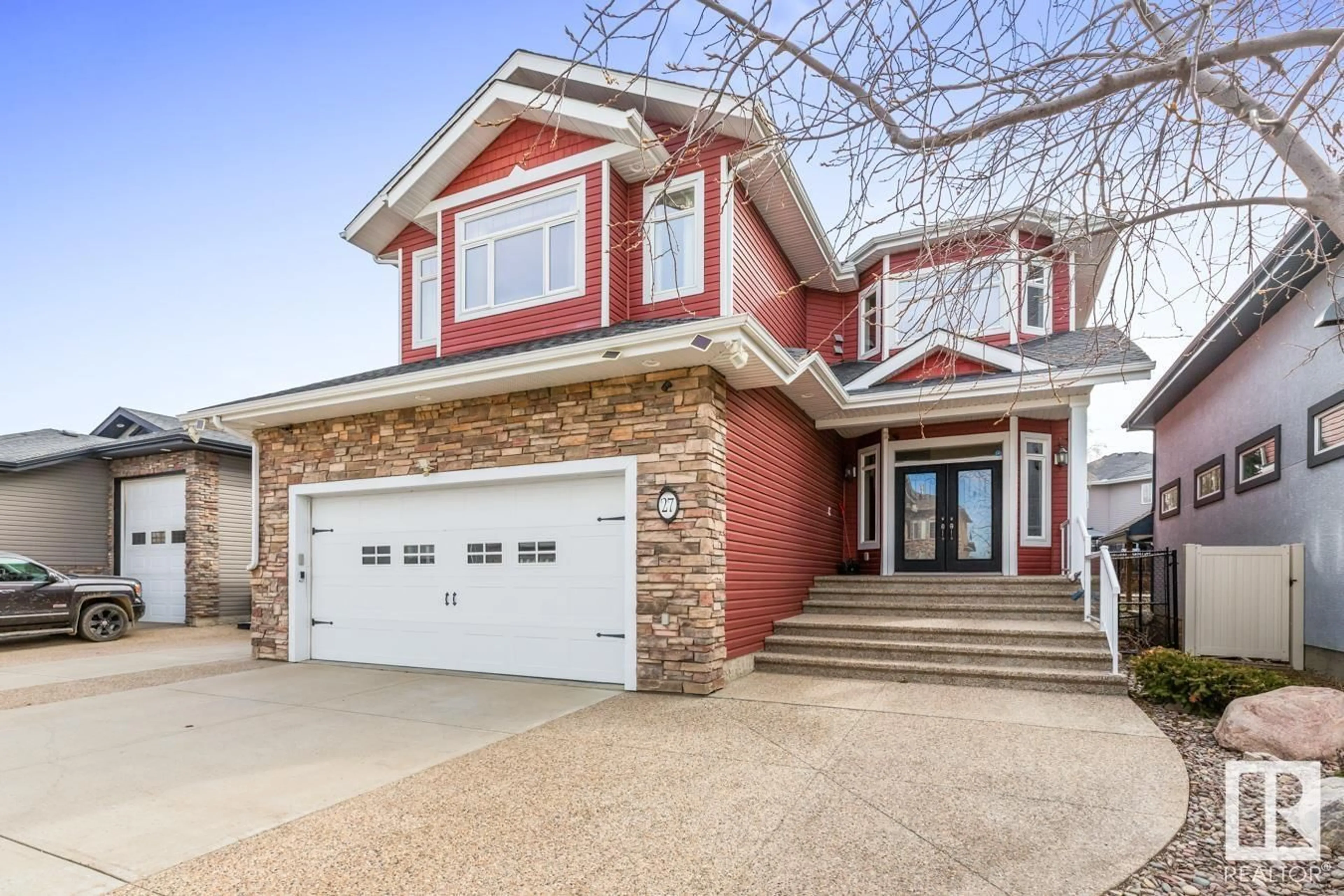 Home with brick exterior material, street for 27 KINGDOM PL, Leduc Alberta T9E0J2