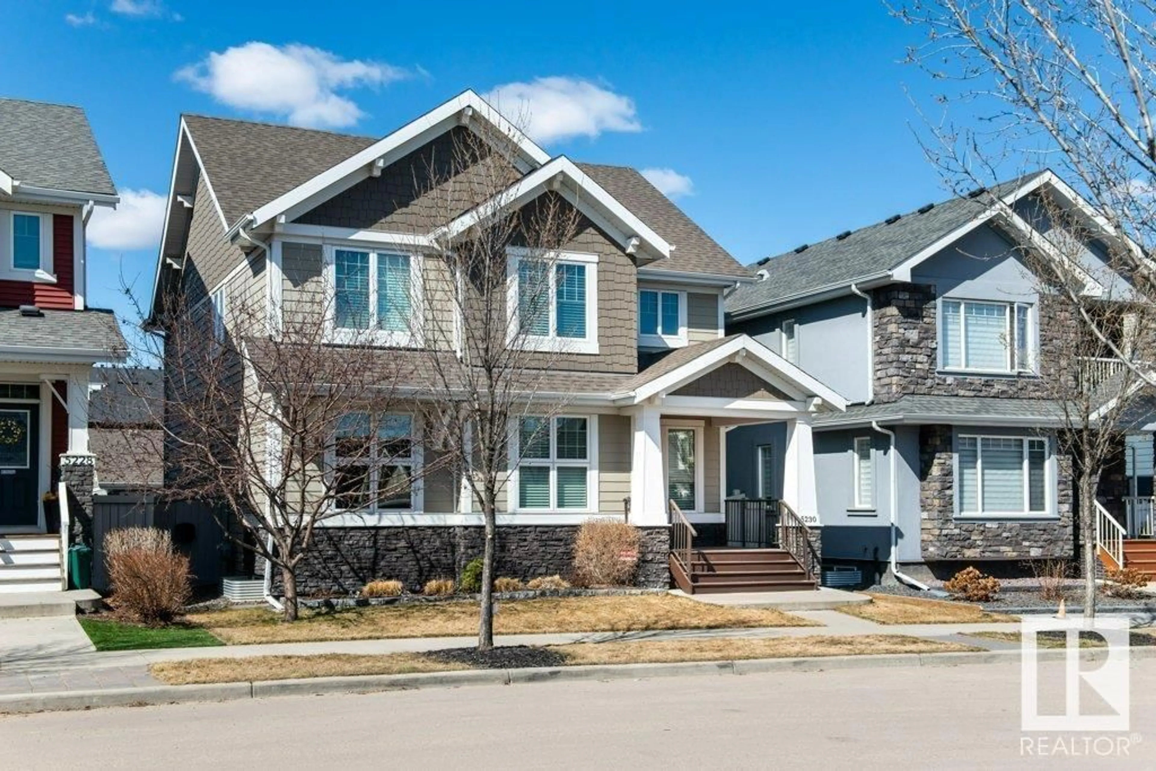 Home with brick exterior material, street for 5230 ADMIRAL WALTER HOSE ST, Edmonton Alberta T5E6T4