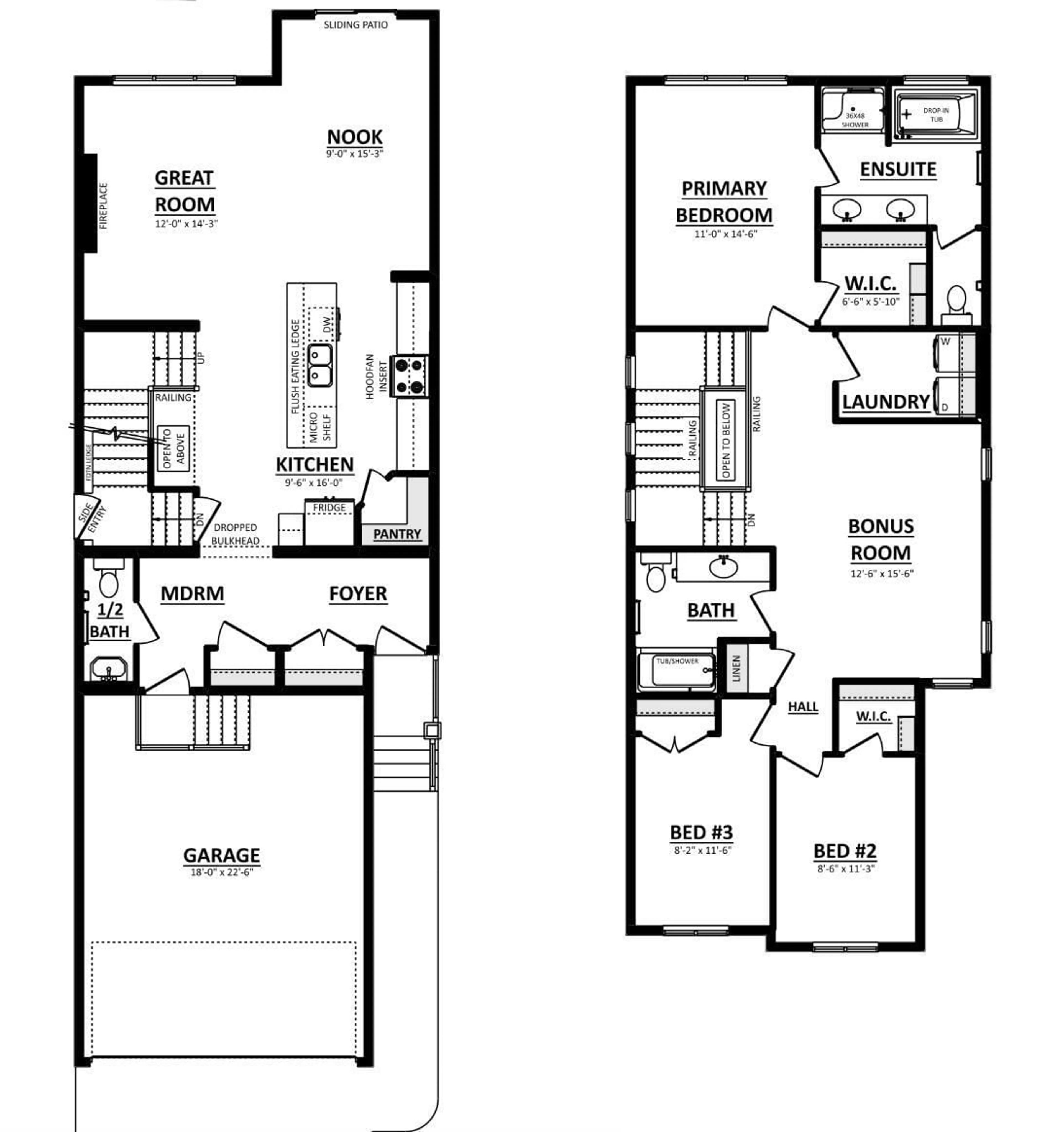 Floor plan for 51 ASHBURY CR, Spruce Grove Alberta T7X3C6