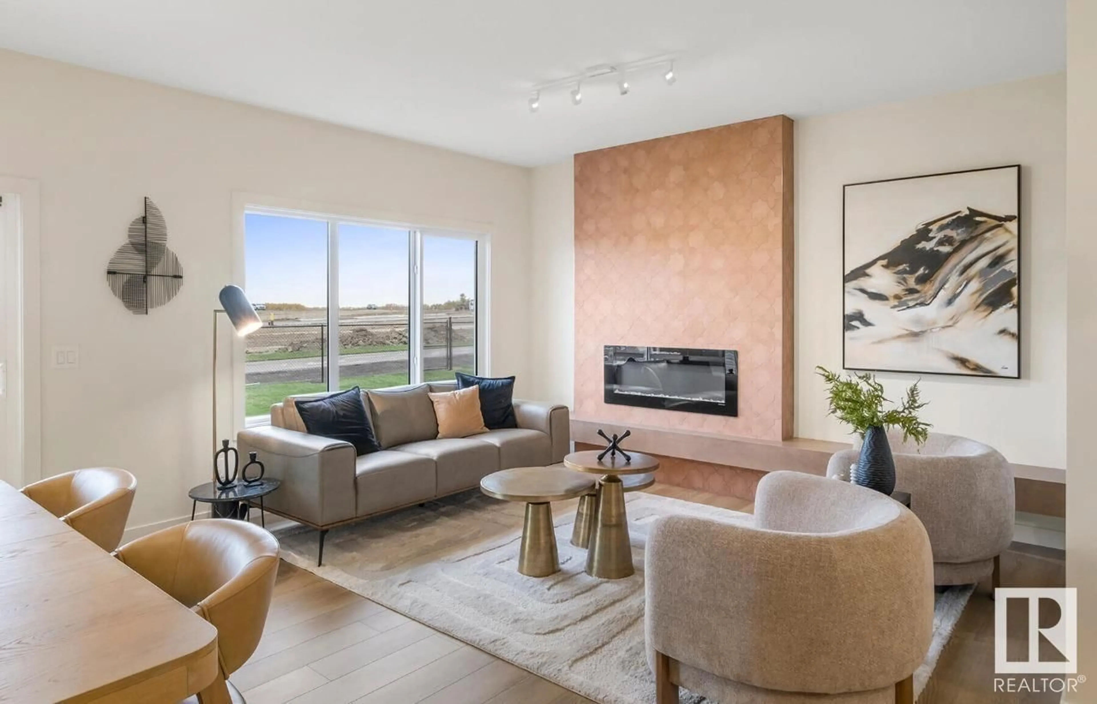 Living room with furniture, ceramic/tile floor for 51 ASHBURY CR, Spruce Grove Alberta T7X3C6