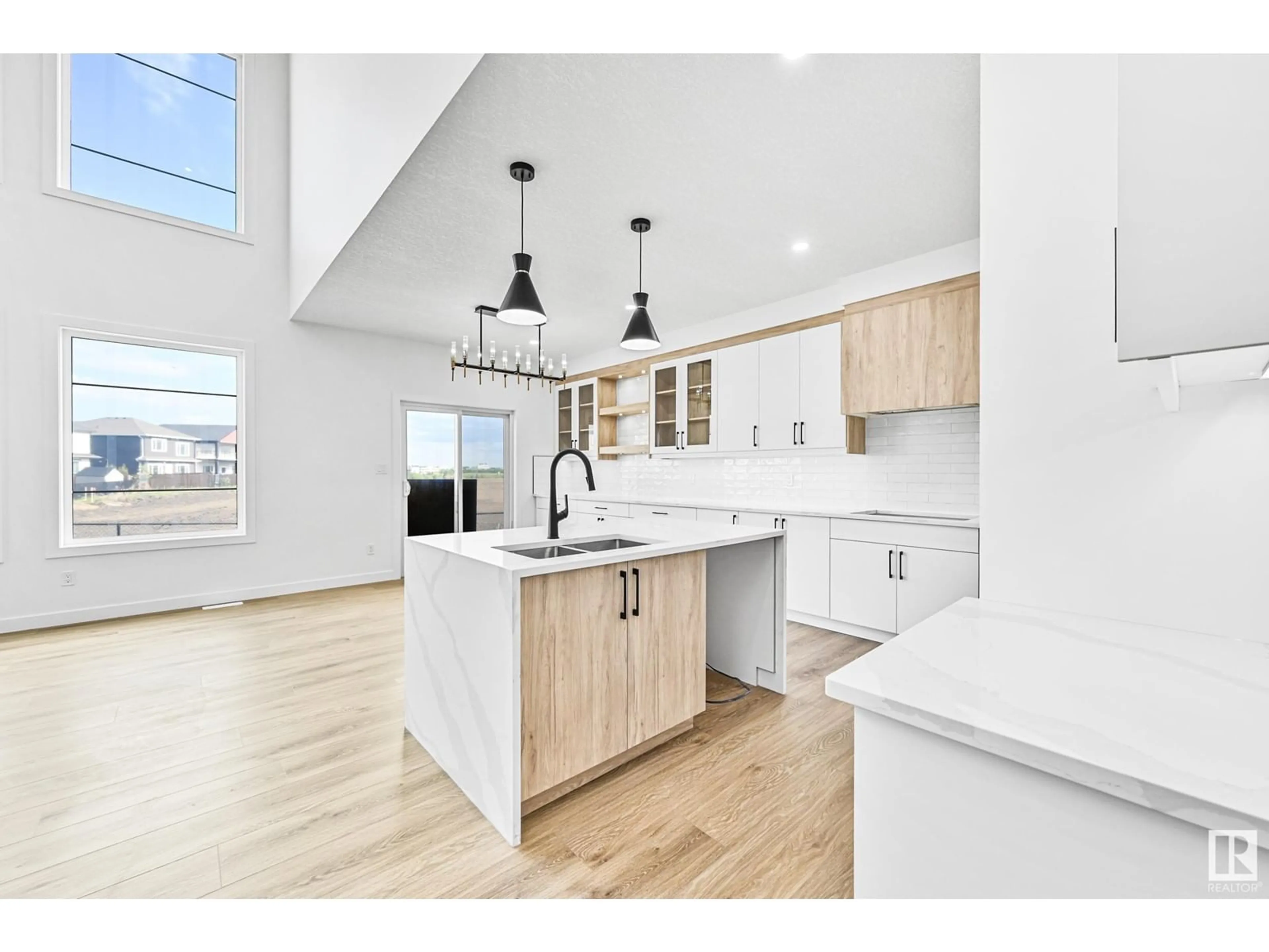 Open concept kitchen, unknown for 14 ENNS CO, Fort Saskatchewan Alberta T8L0Z4