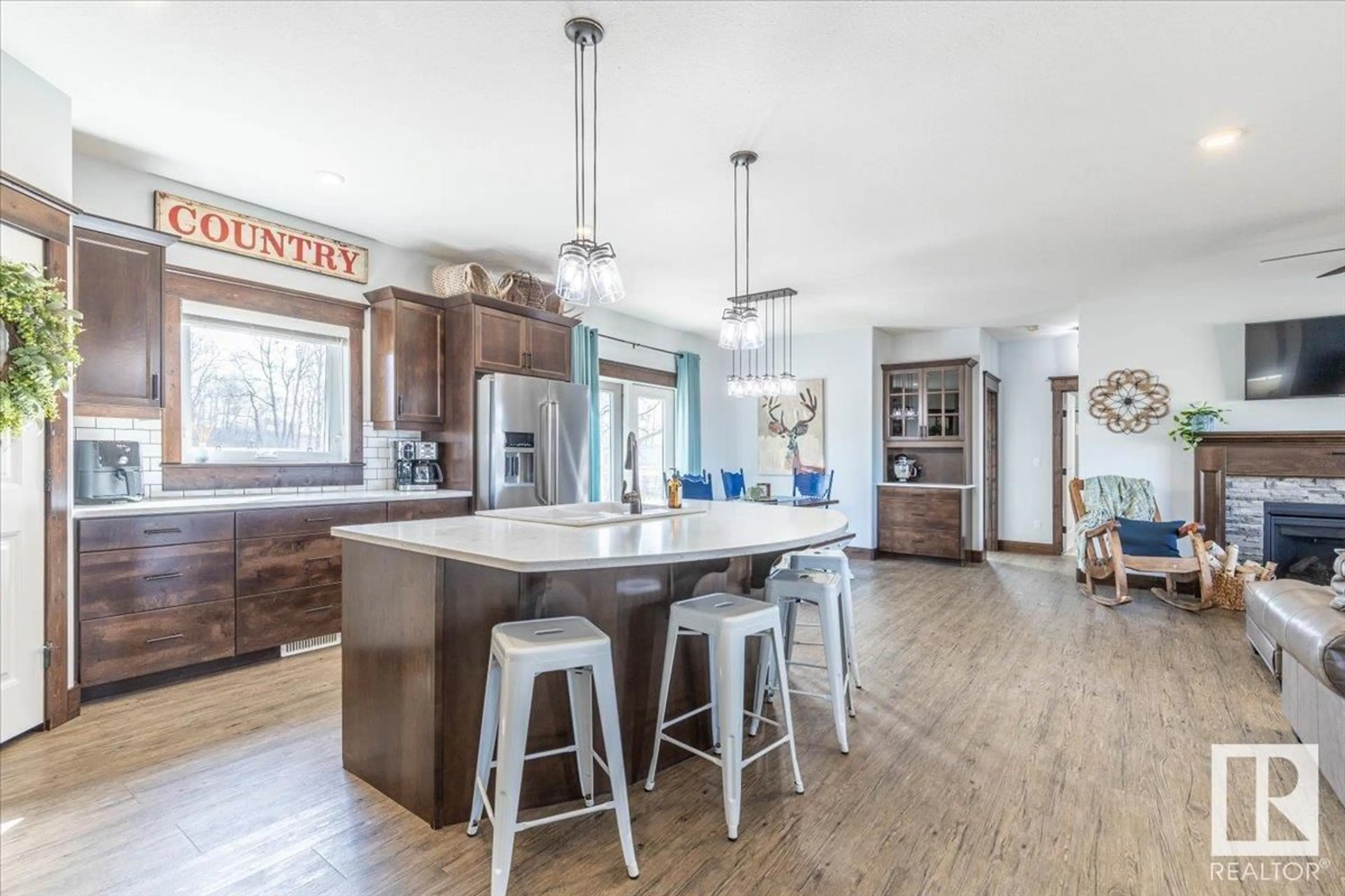 Open concept kitchen, unknown for 455049 RGE ROAD 274, Rural Wetaskiwin County Alberta T0C1H0