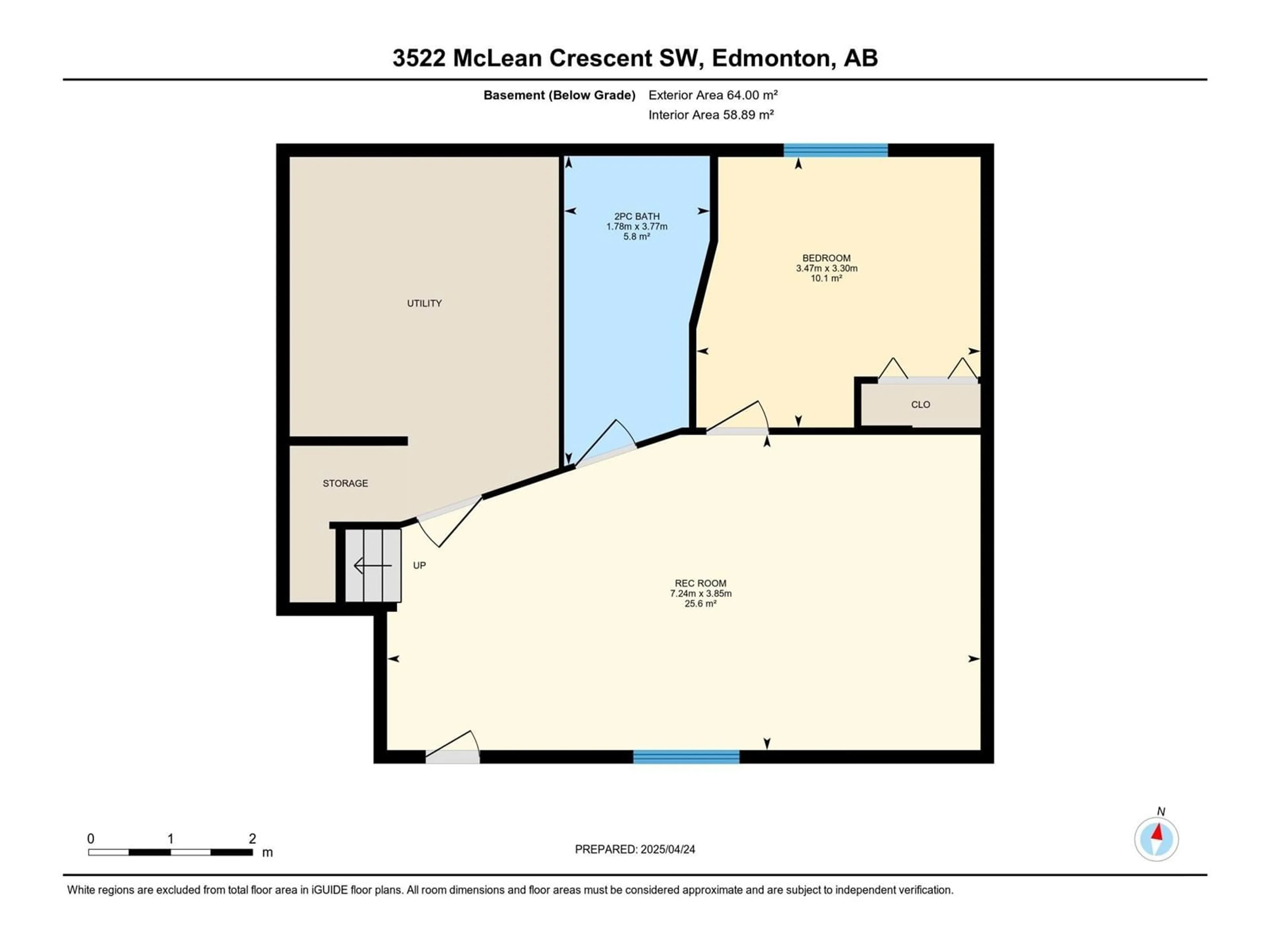 Floor plan for 3522 MCLEAN CR, Edmonton Alberta T6W1M3