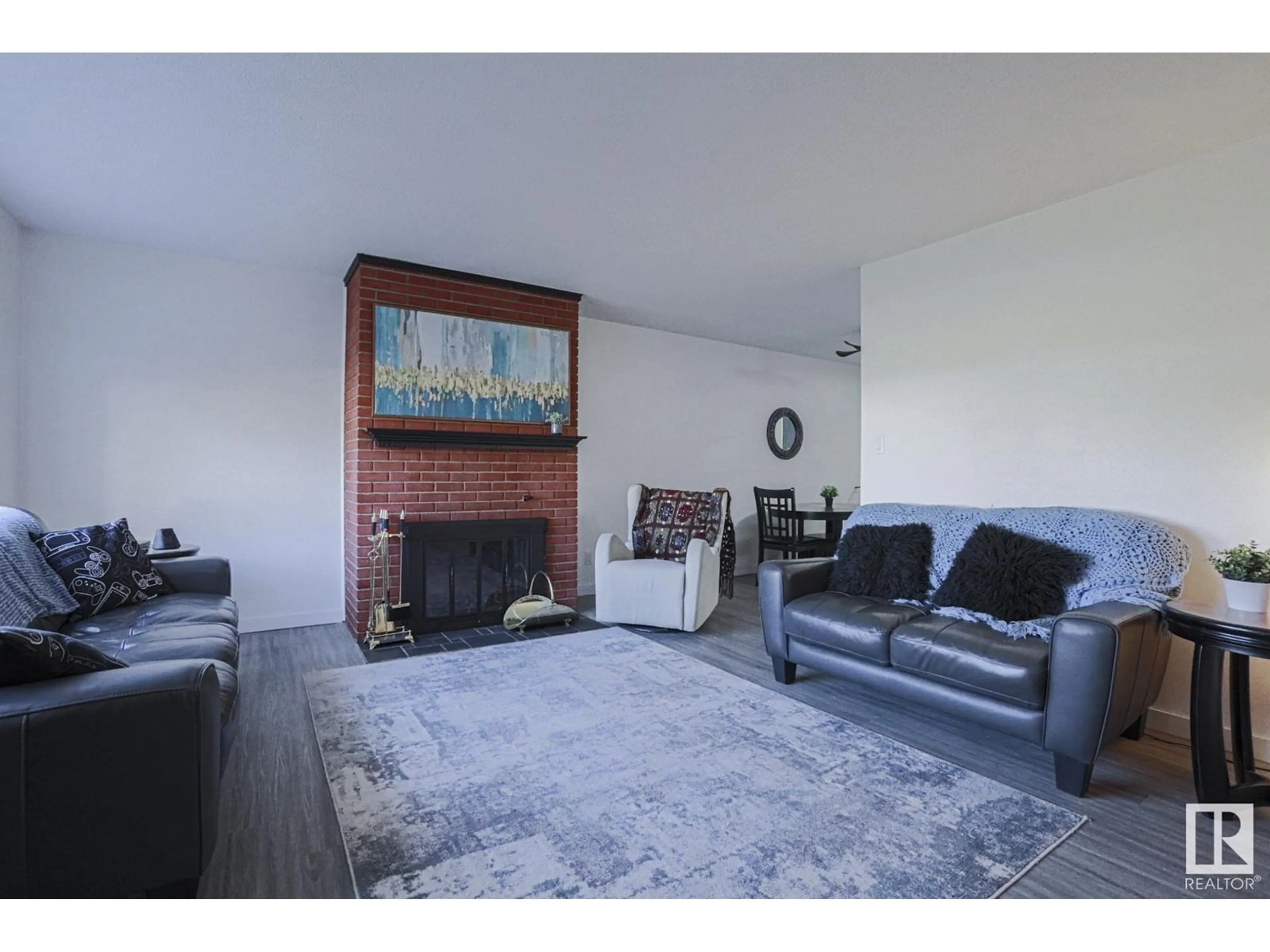 Living room with furniture, unknown for NW - 8751 152 ST, Edmonton Alberta T5R1L9