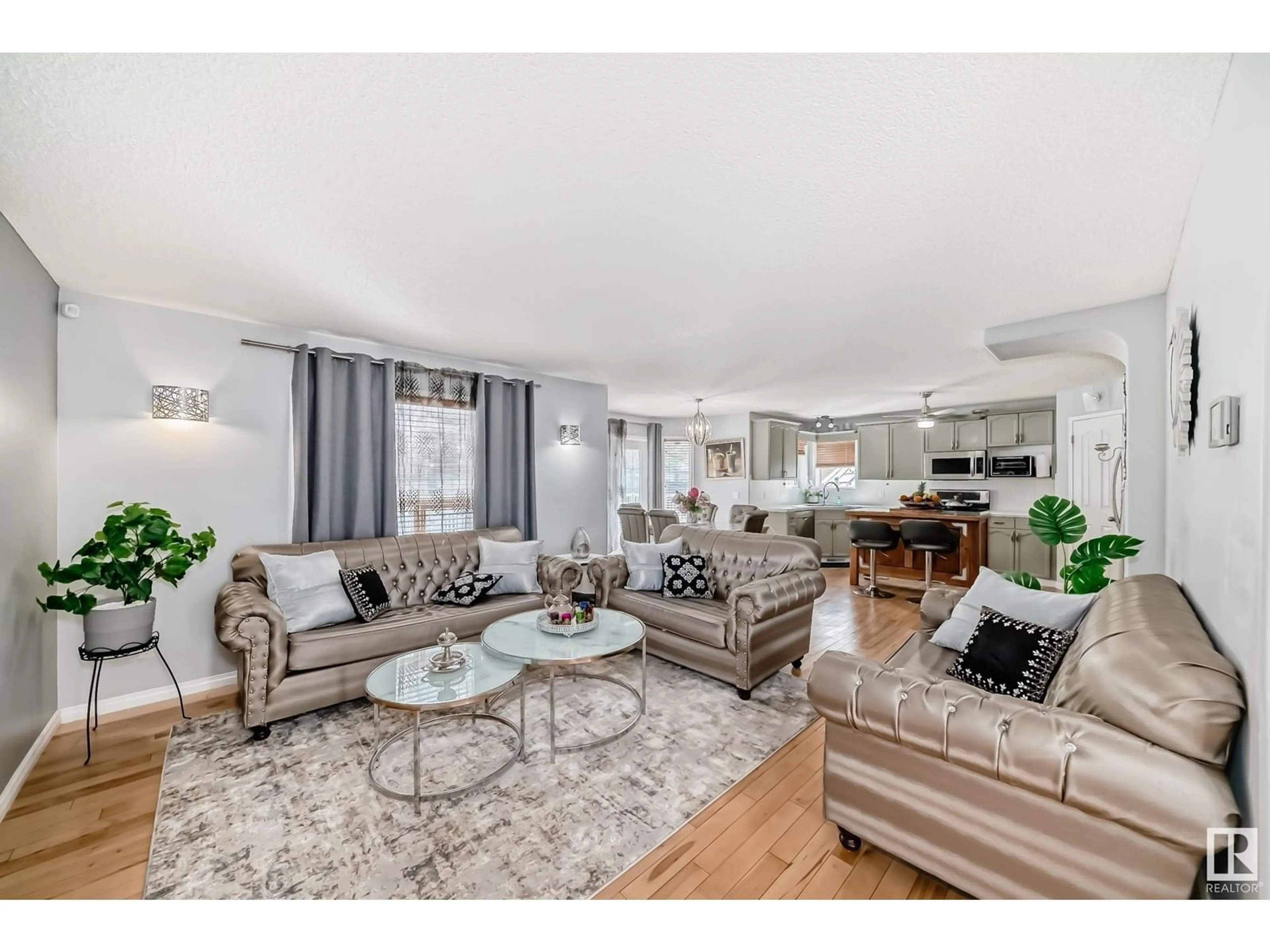Living room with furniture, unknown for NW - 4015 28A ST, Edmonton Alberta T6T1L8