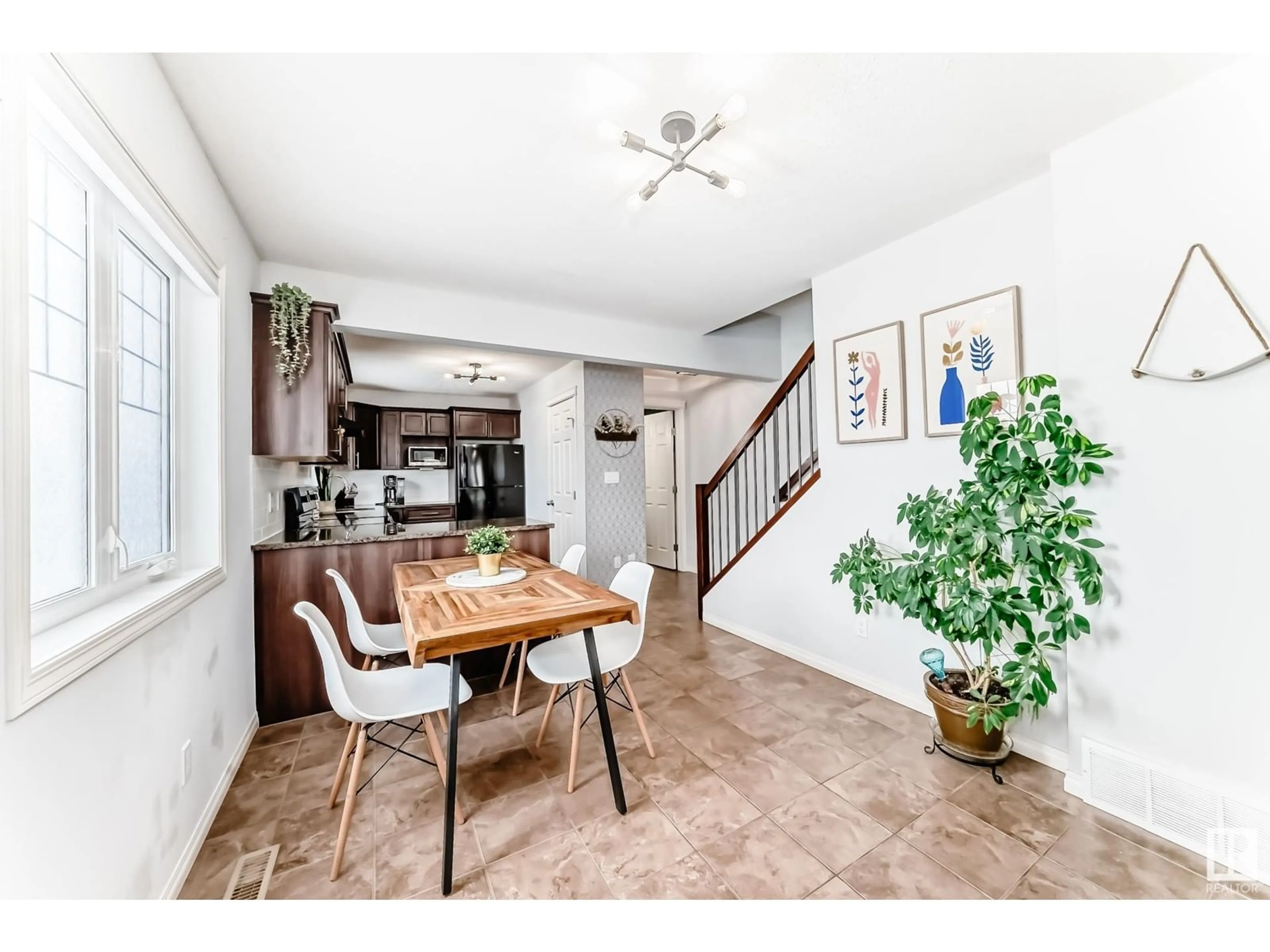 Open concept kitchen, unknown for NW - 11051 125 ST, Edmonton Alberta T5M0M2