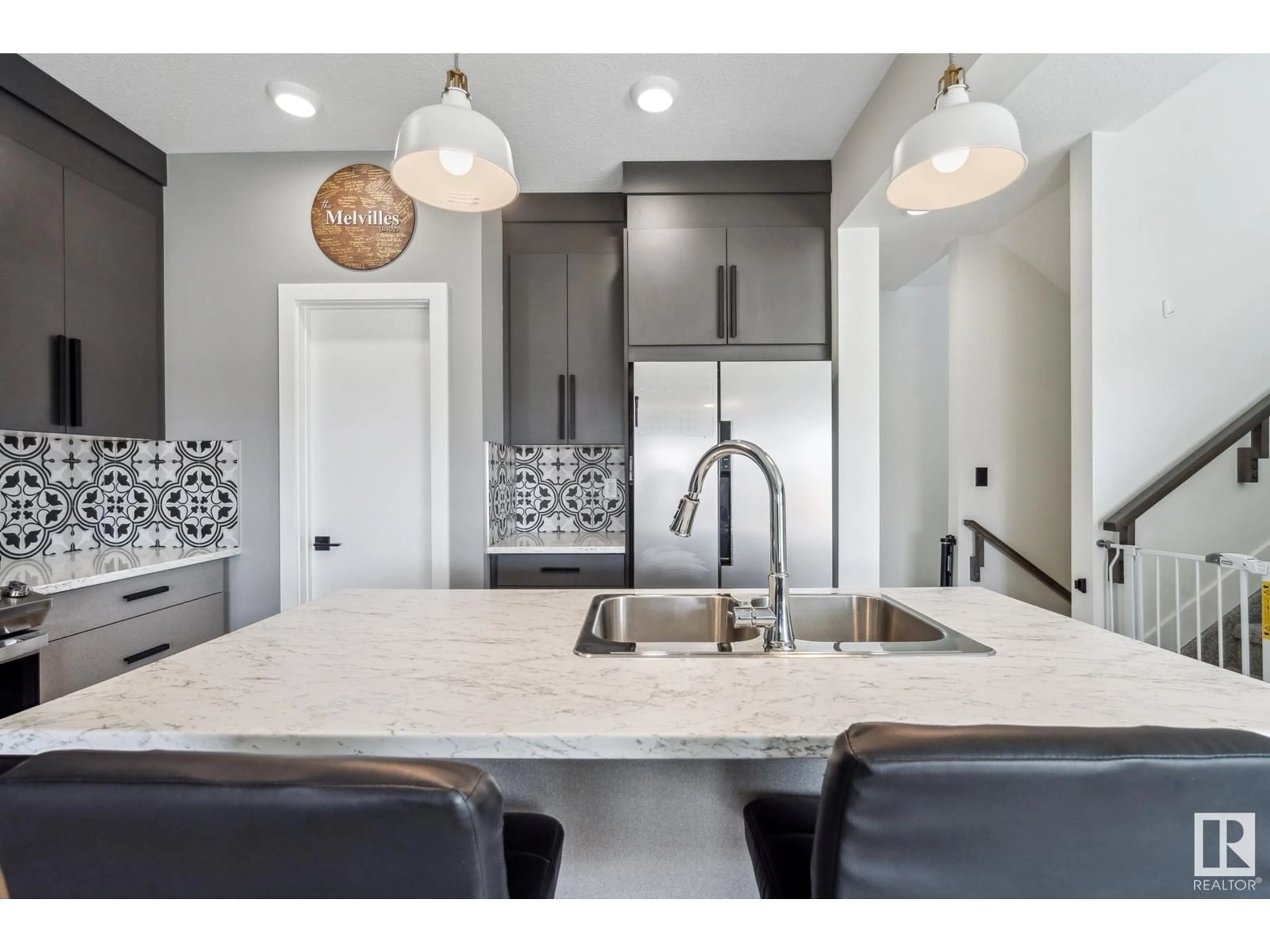 Open concept kitchen, ceramic/tile floor for 35 ENCORE CR, St. Albert Alberta T8N7W2