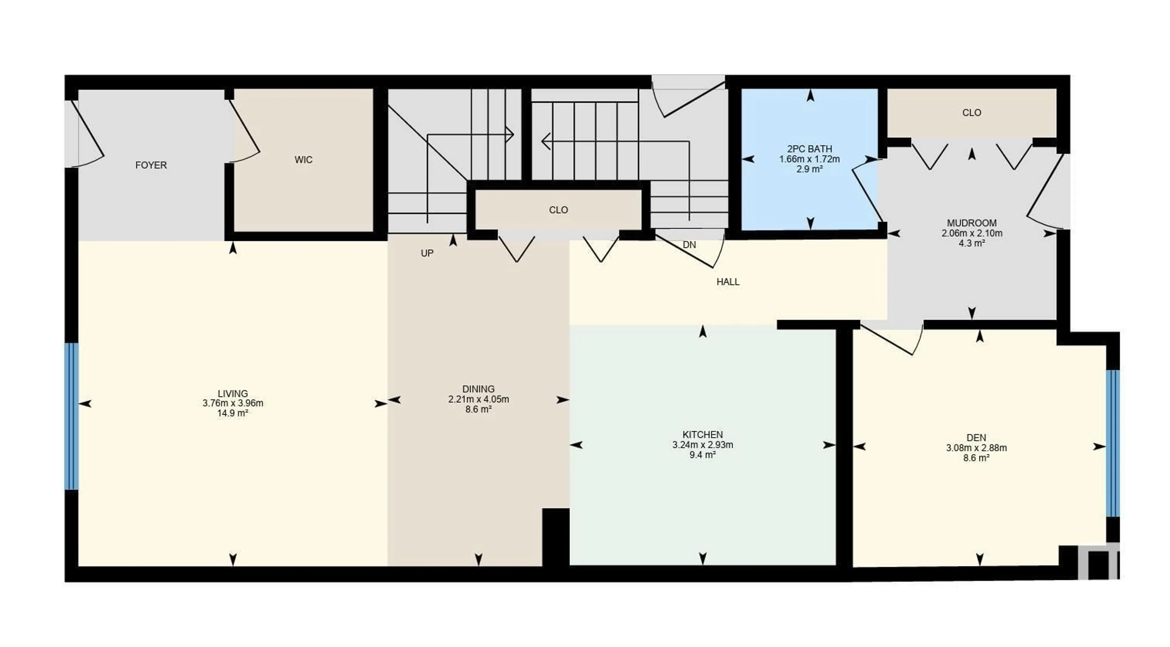 Floor plan for 9344 221 ST, Edmonton Alberta T5T6C9