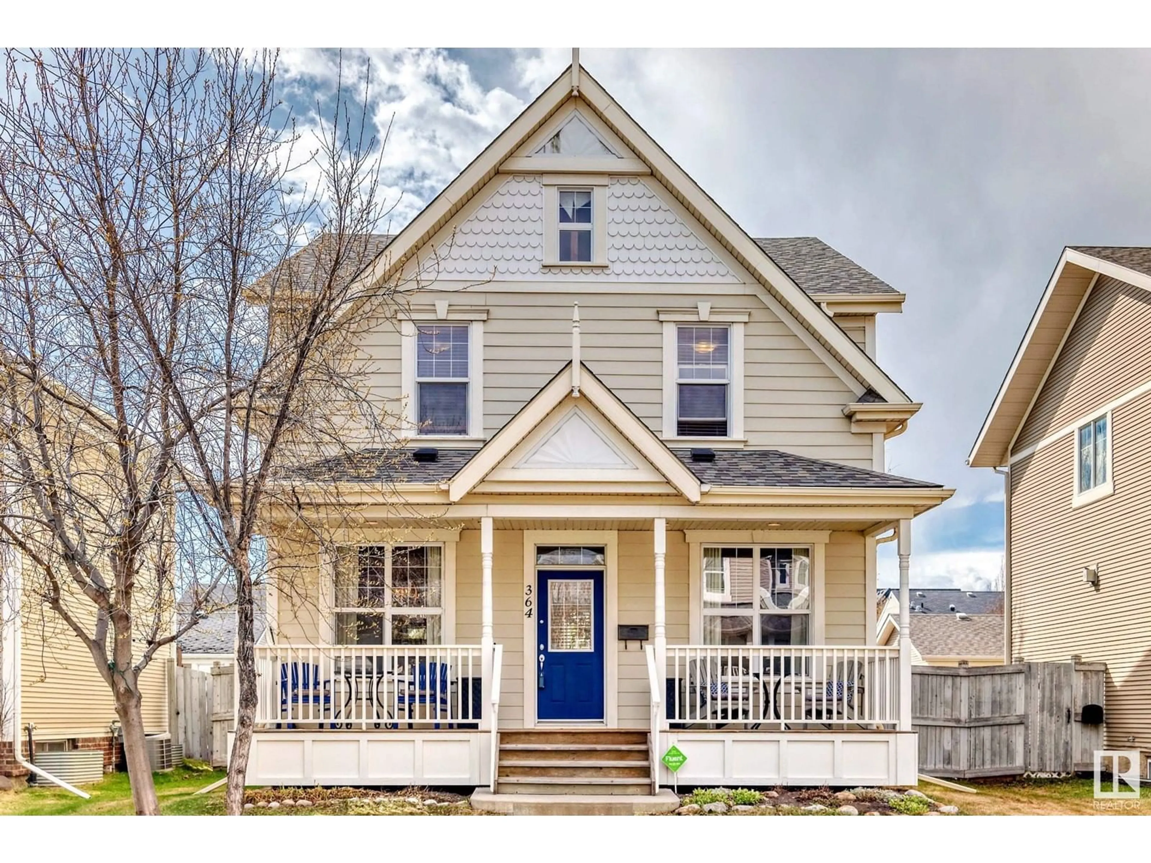 Home with vinyl exterior material, street for 364 GRIESBACH SCHOOL RD, Edmonton Alberta T5E1Z8
