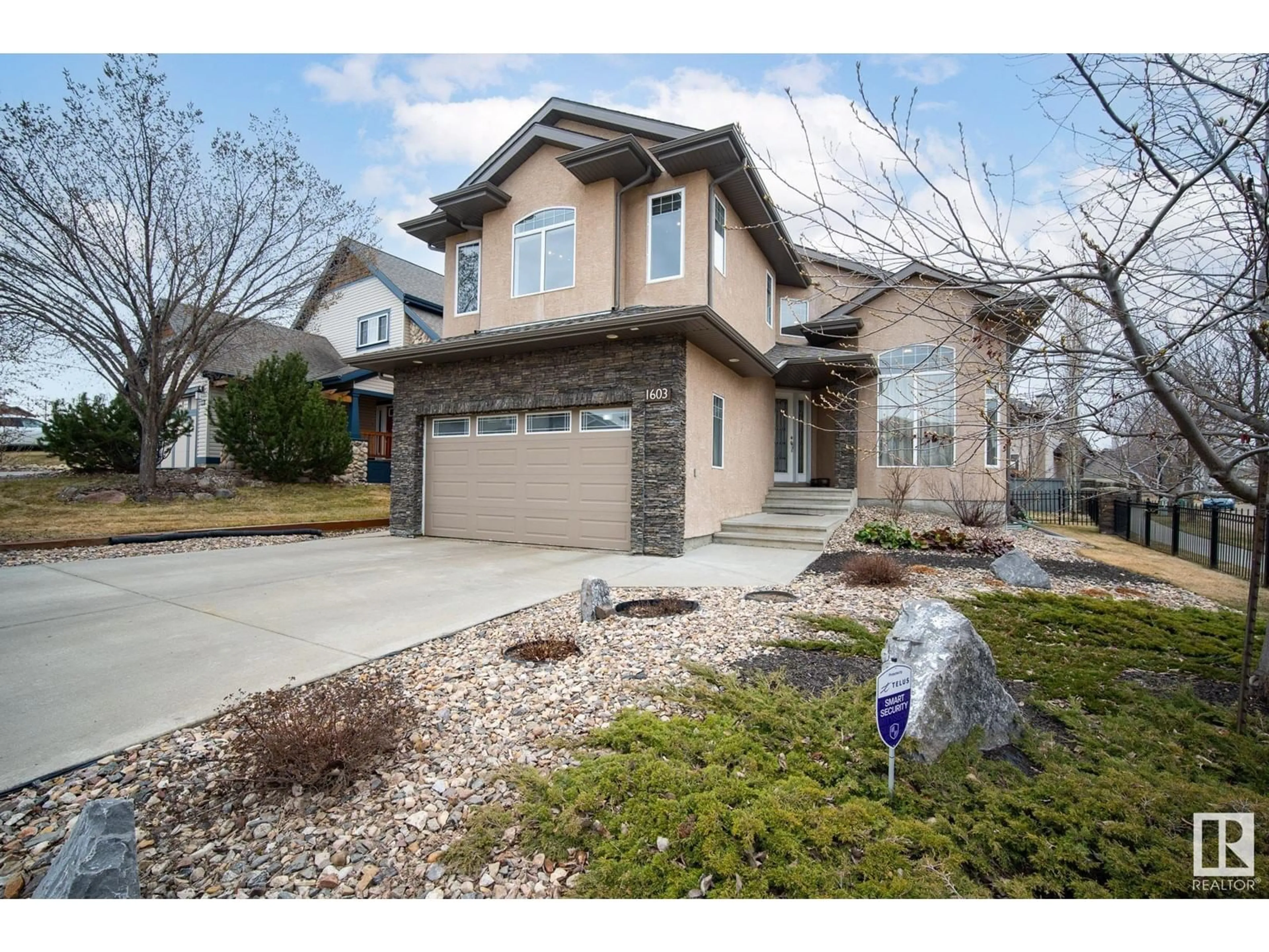 Home with brick exterior material, street for 1603 BLACKMORE CO, Edmonton Alberta T6W1J2