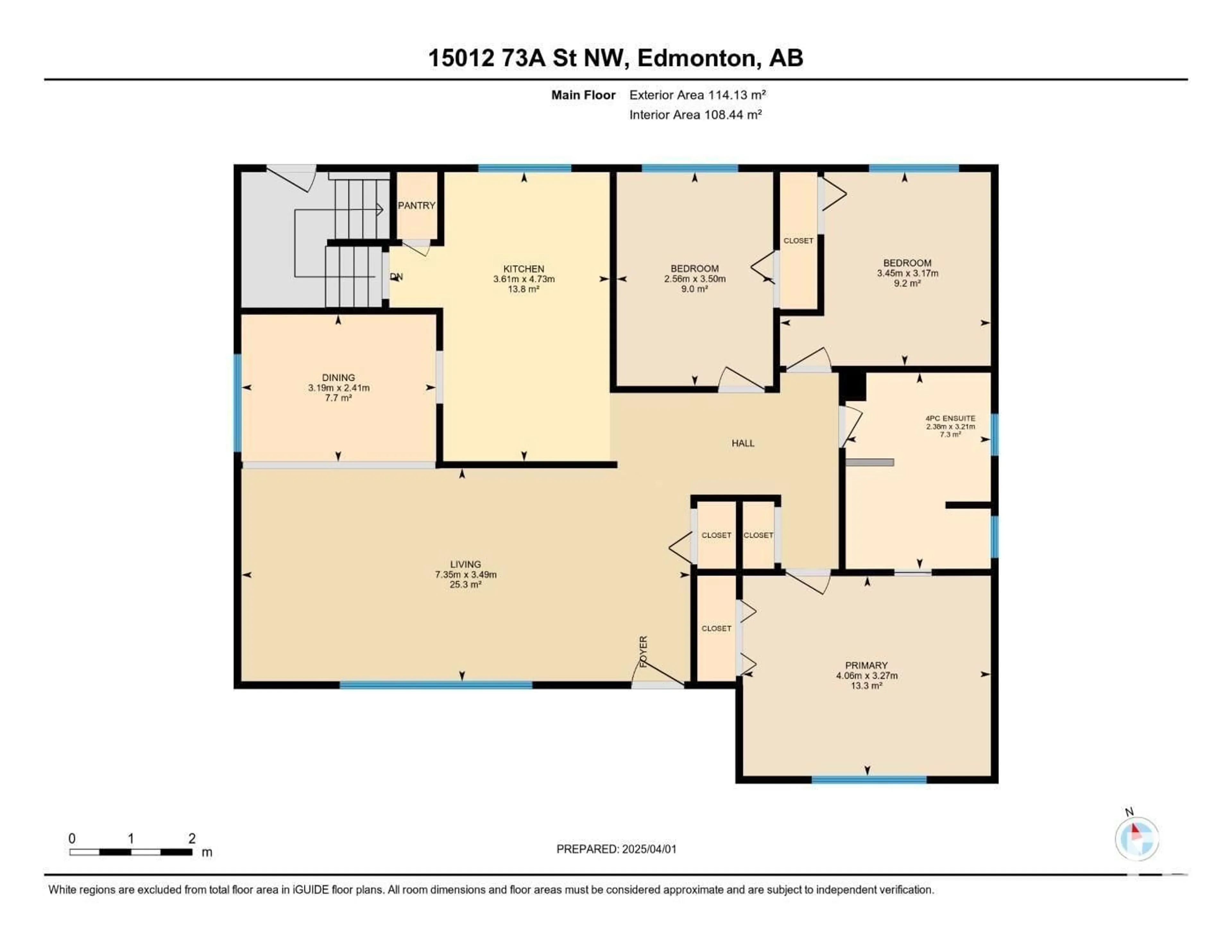 Floor plan for NW - 15012 73A ST, Edmonton Alberta T5C0W6