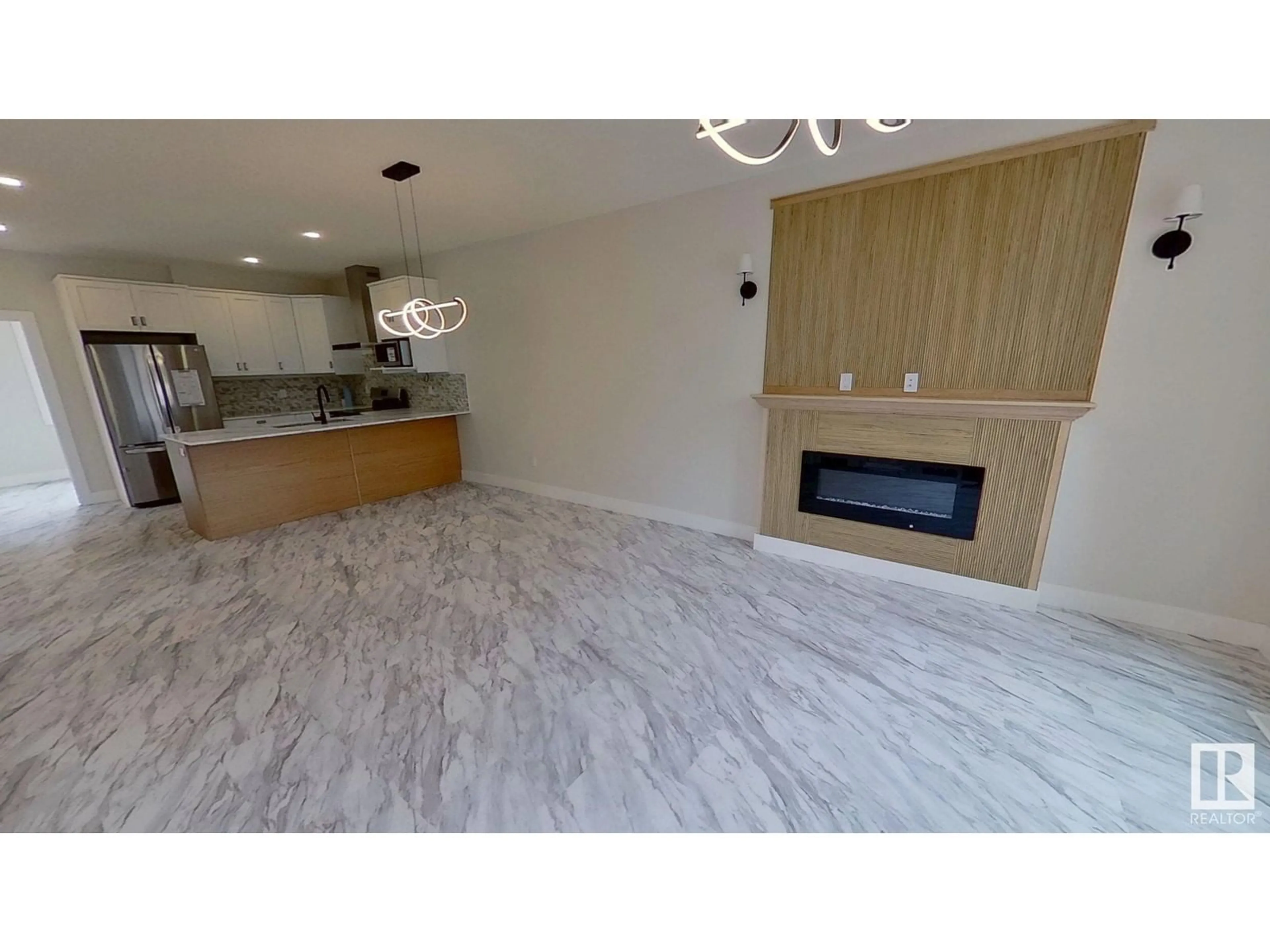 Open concept kitchen, unknown for NW - 11219 125 ST, Edmonton Alberta T5M0M6