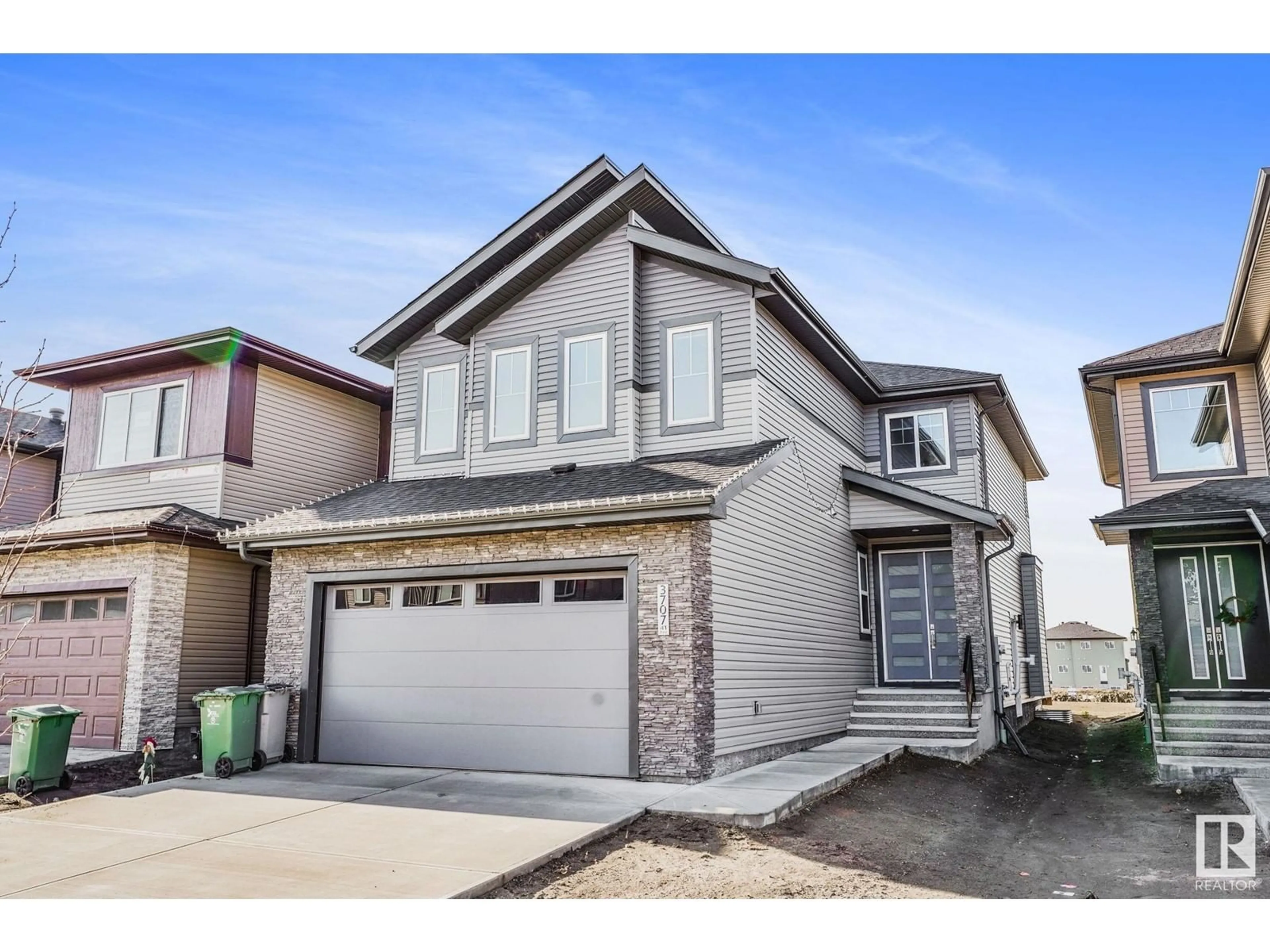 Home with brick exterior material, street for 3707 41 AVE, Beaumont Alberta T4X0C4