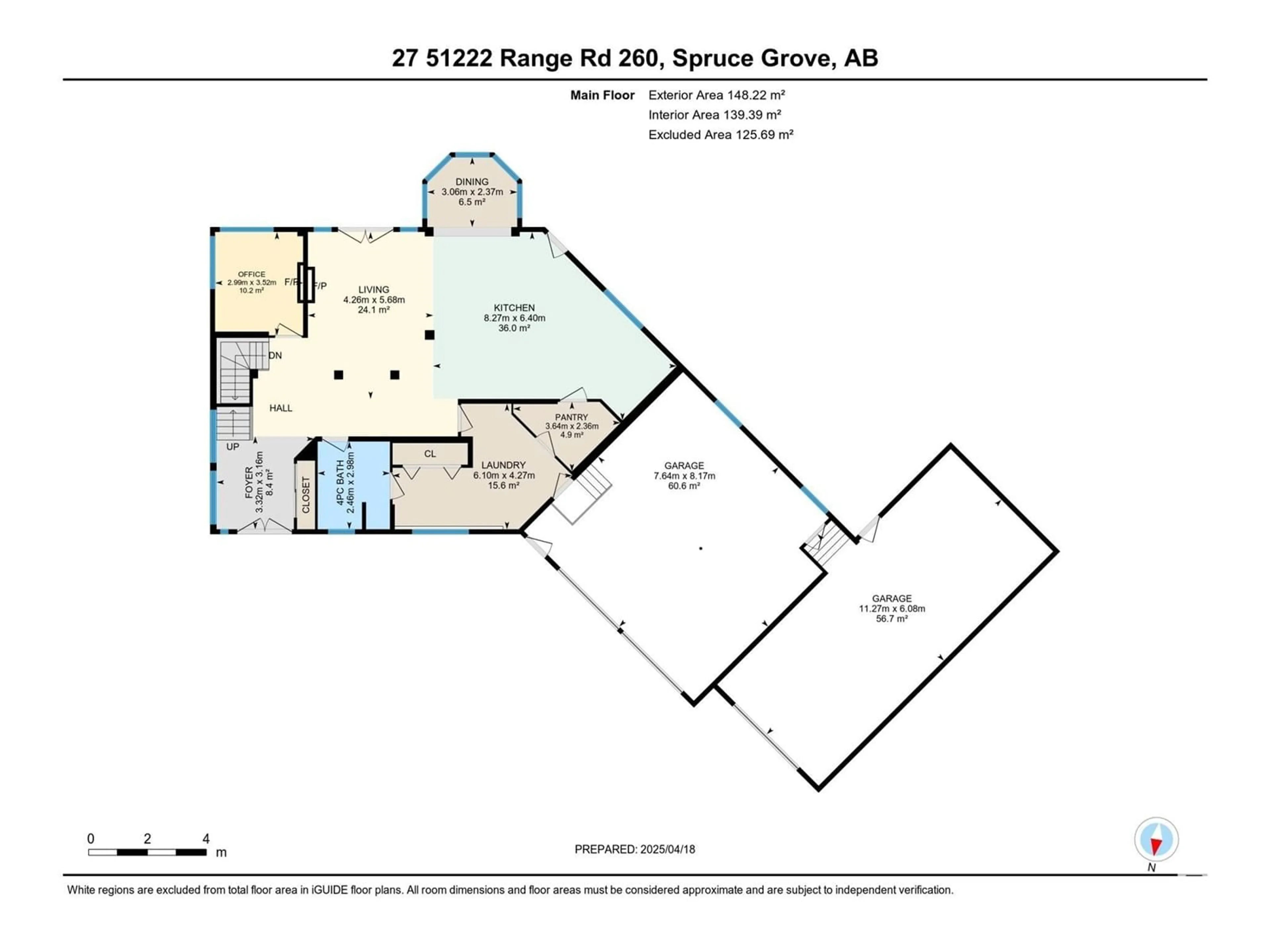 Floor plan for 27 51222 RGE ROAD 260, Rural Parkland County Alberta T7Y1B1