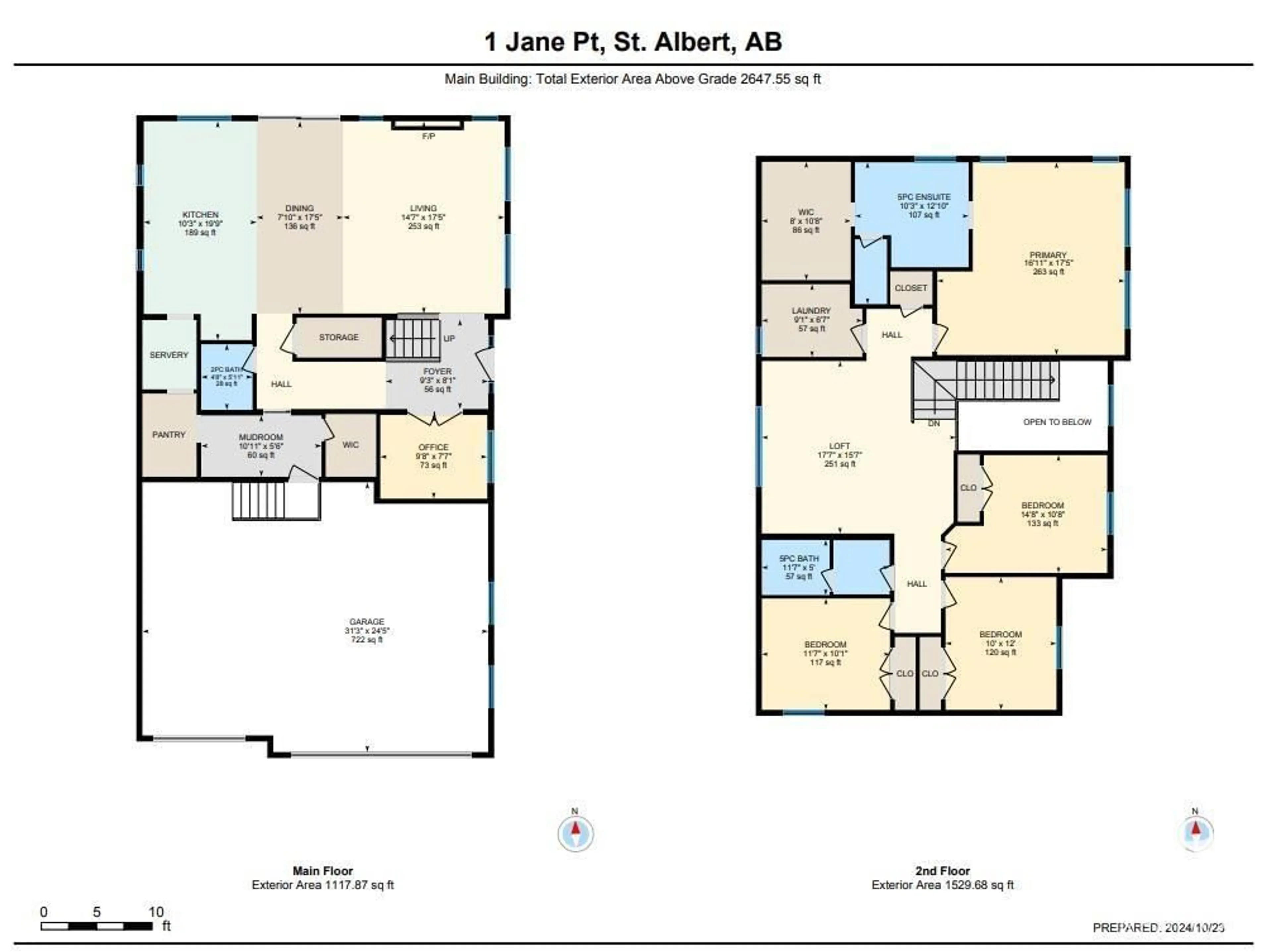 Floor plan for 1 JANE PT, St. Albert Alberta T8N8A2