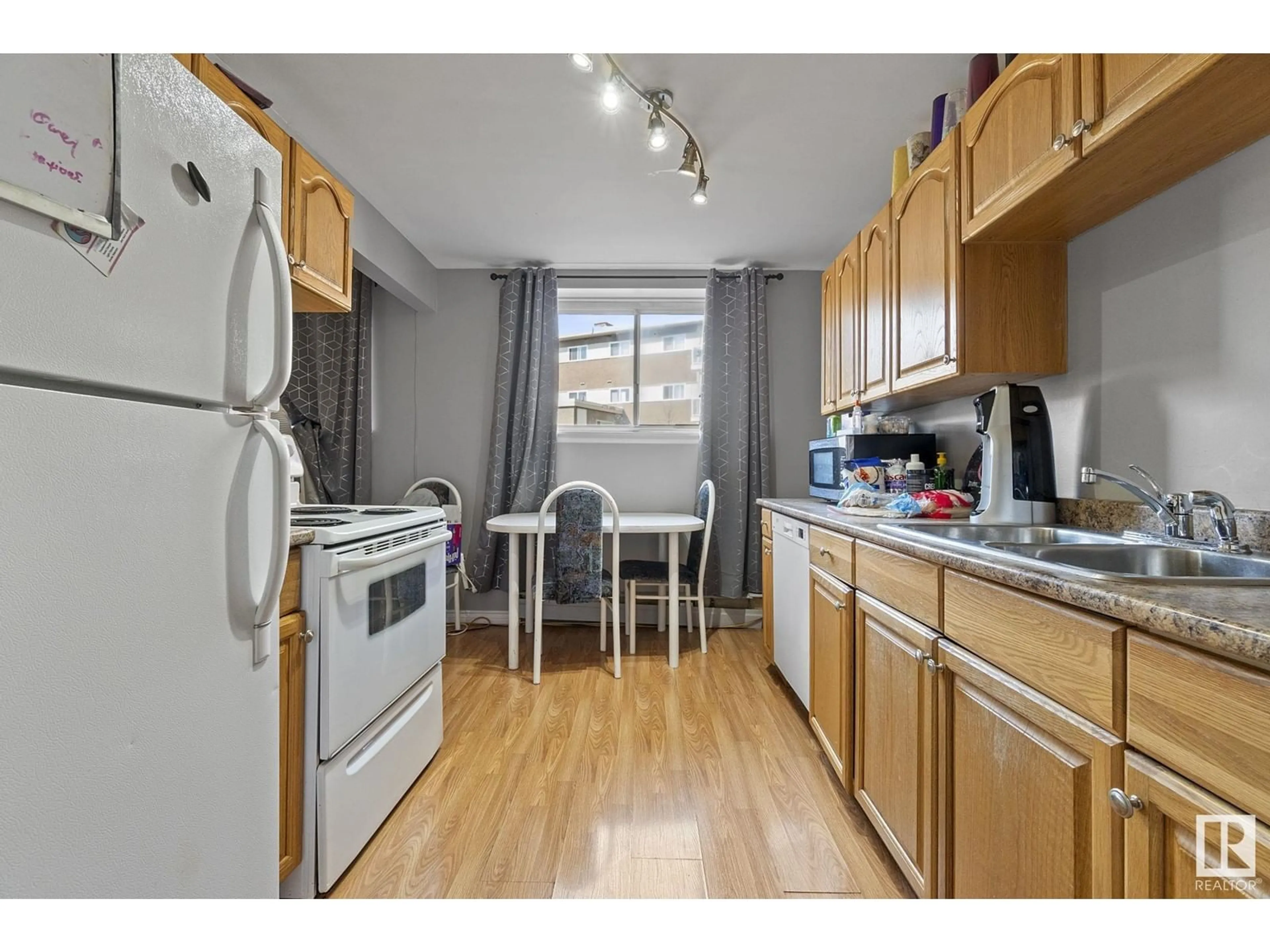 Standard kitchen, wood/laminate floor for #3 - 9750 62 ST, Edmonton Alberta T6B1P6