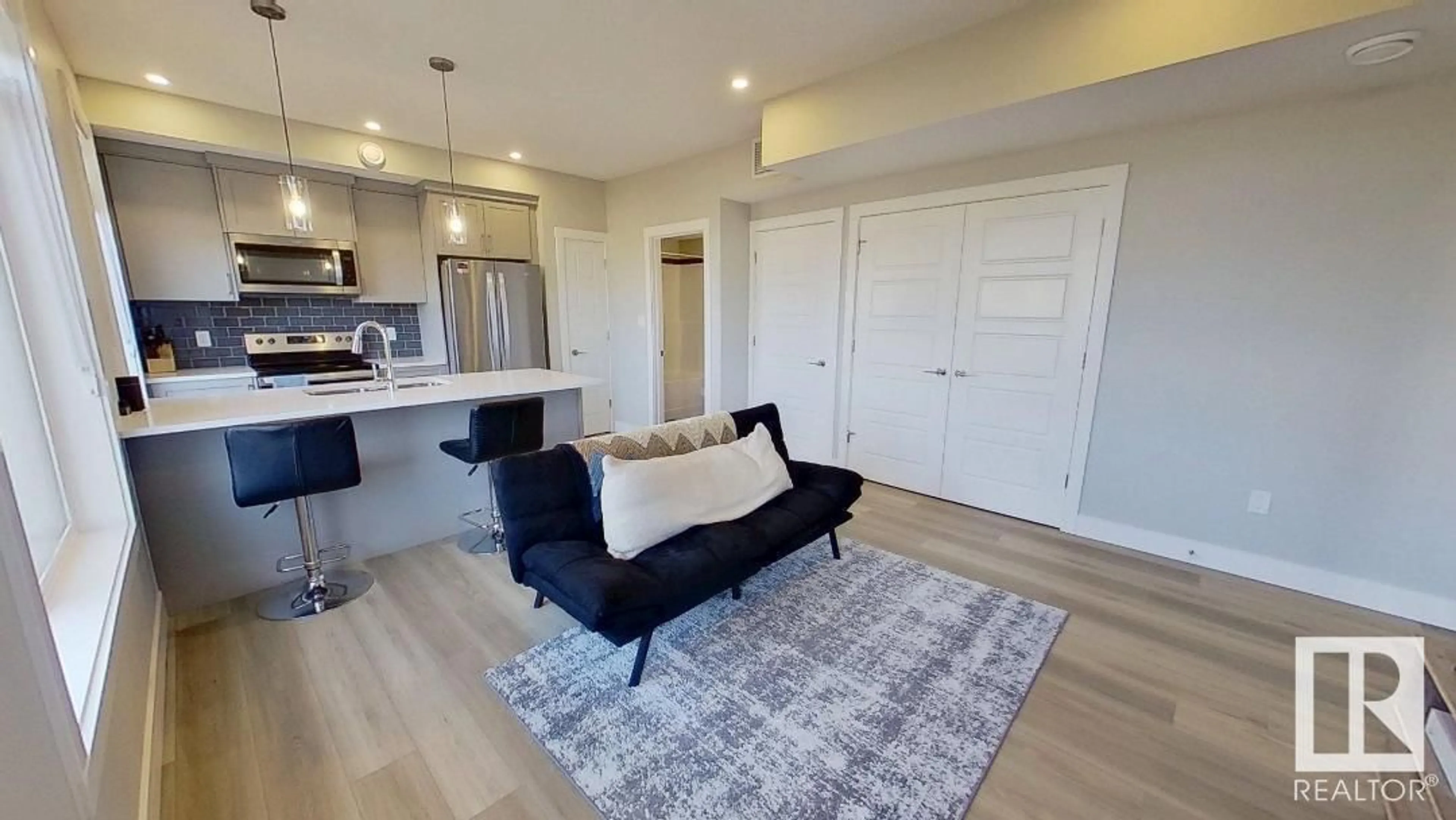 Living room with furniture, unknown for #48 - 6905 25 AV, Edmonton Alberta T6X1A1