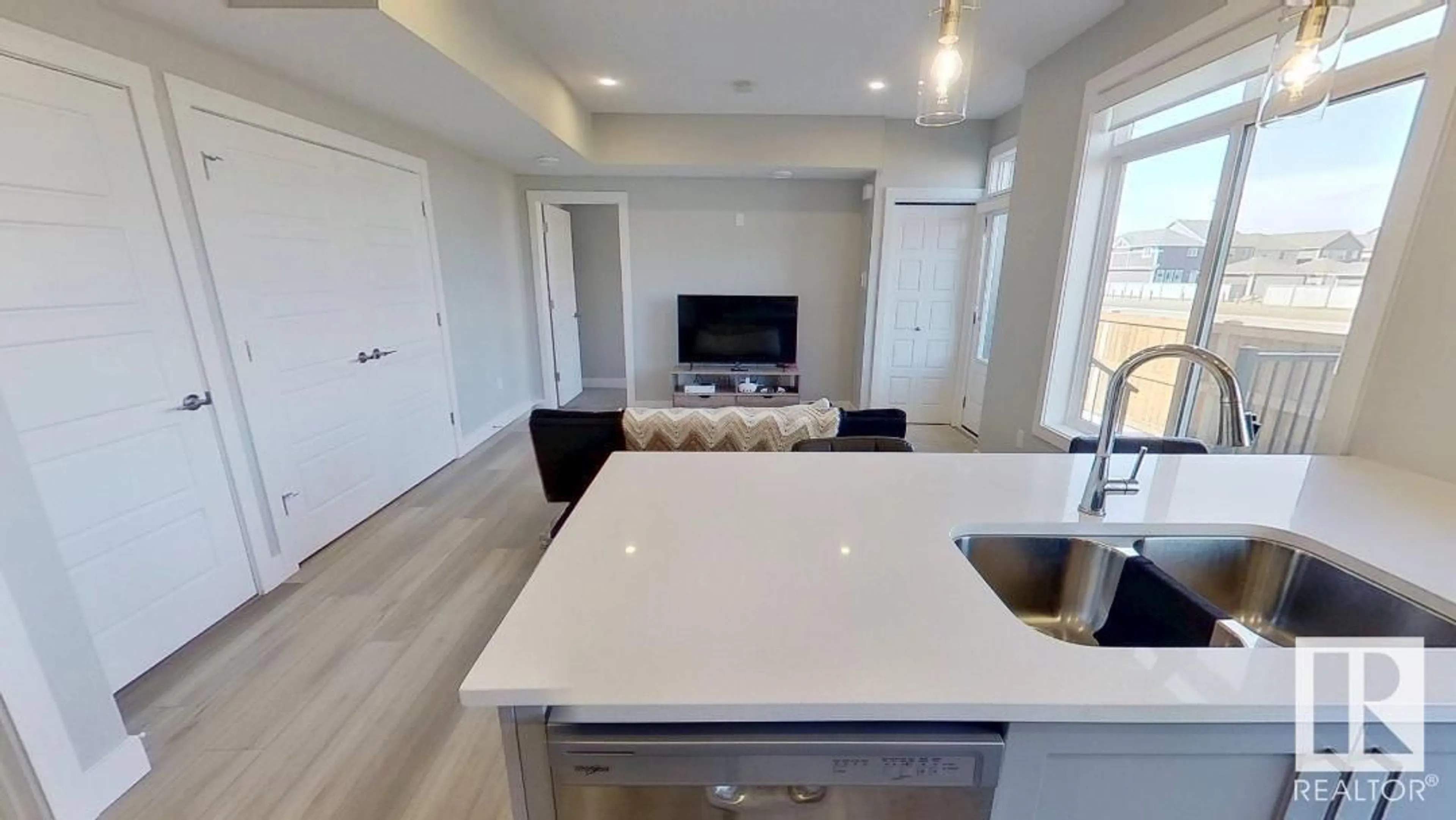 Open concept kitchen, unknown for #48 - 6905 25 AV, Edmonton Alberta T6X1A1