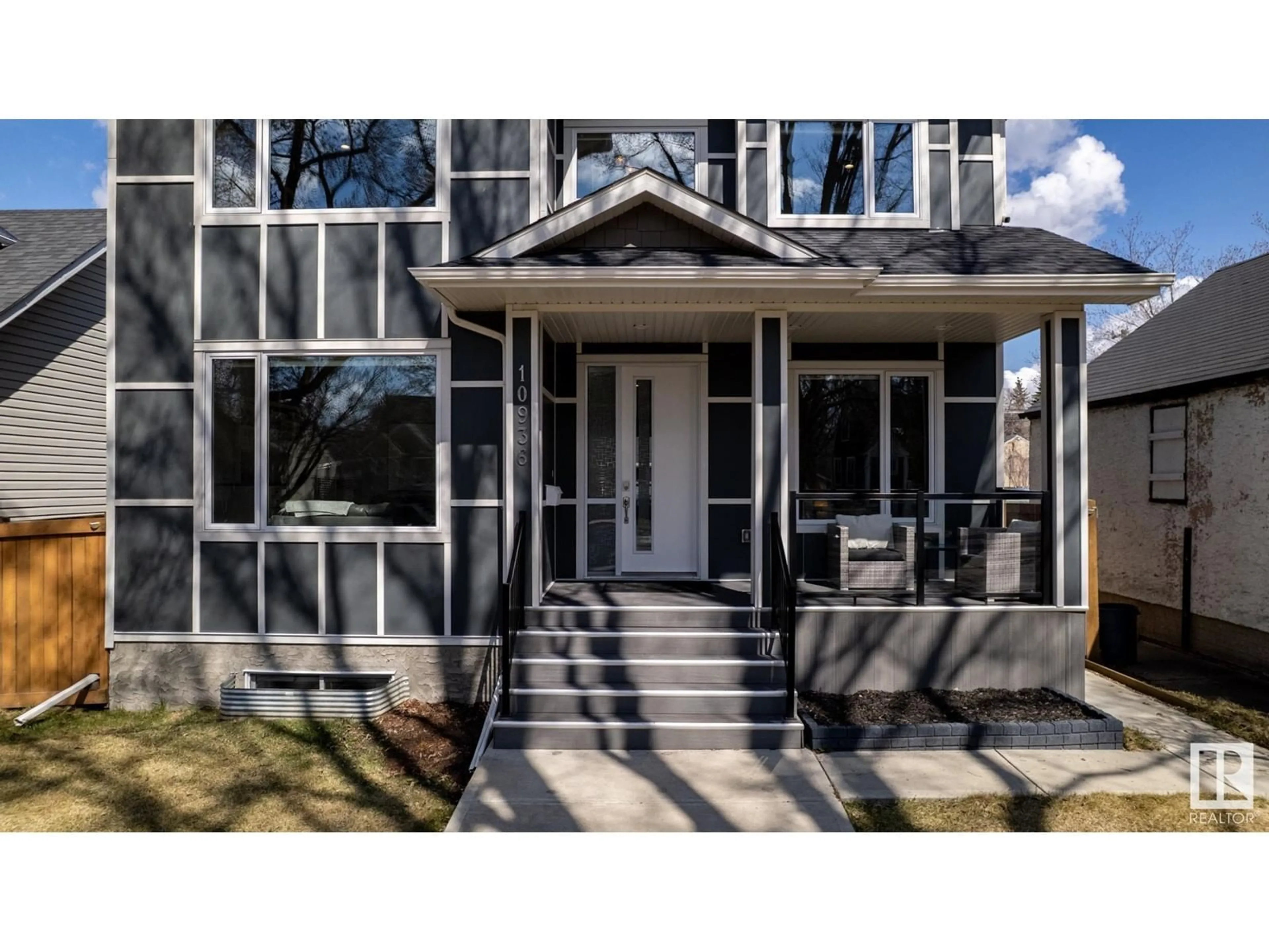 Home with vinyl exterior material, street for 10936 71 AV, Edmonton Alberta T6G0A1