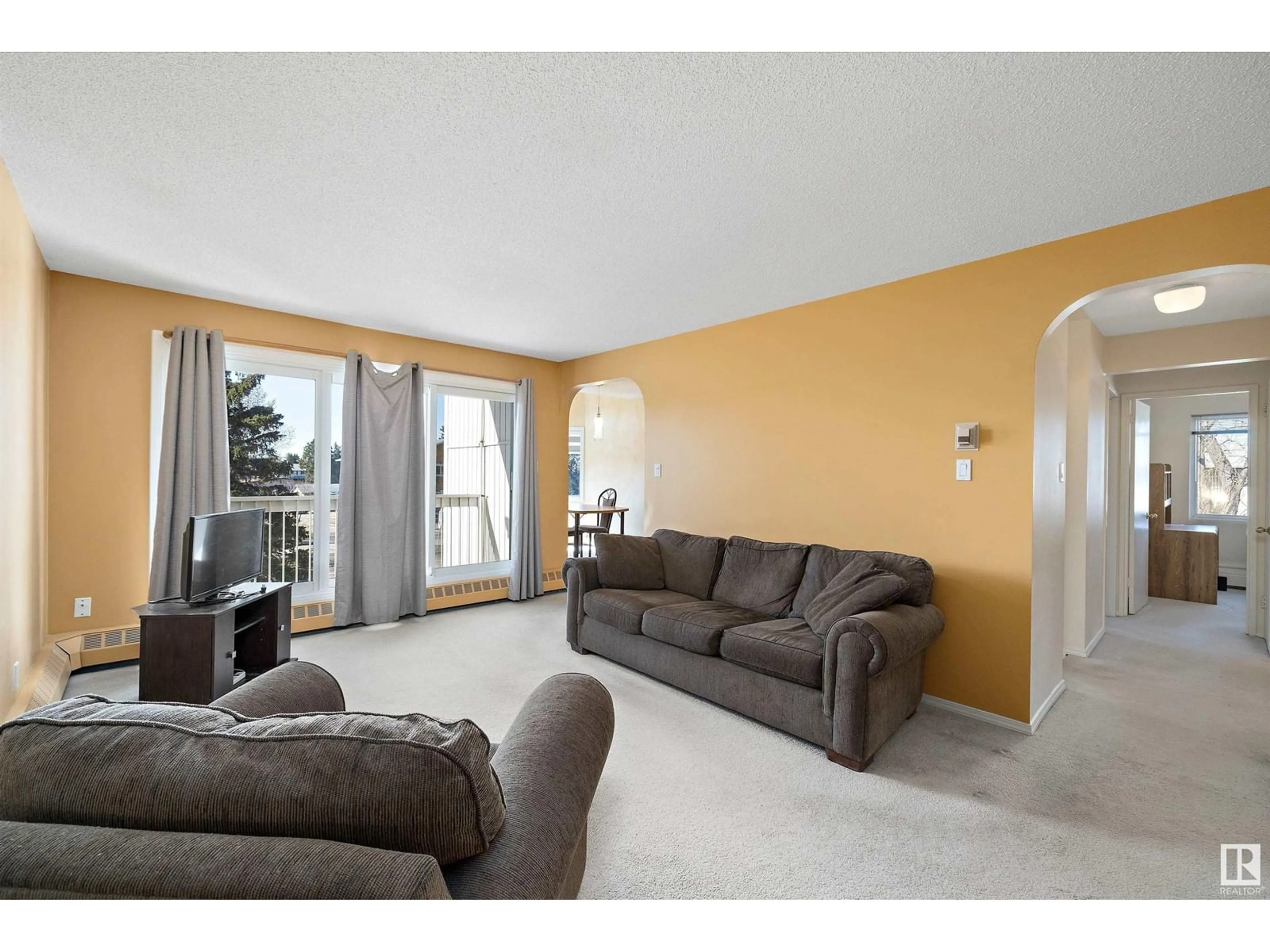 Living room with furniture, unknown for #301 - 11460 40 AV, Edmonton Alberta T6J0R5