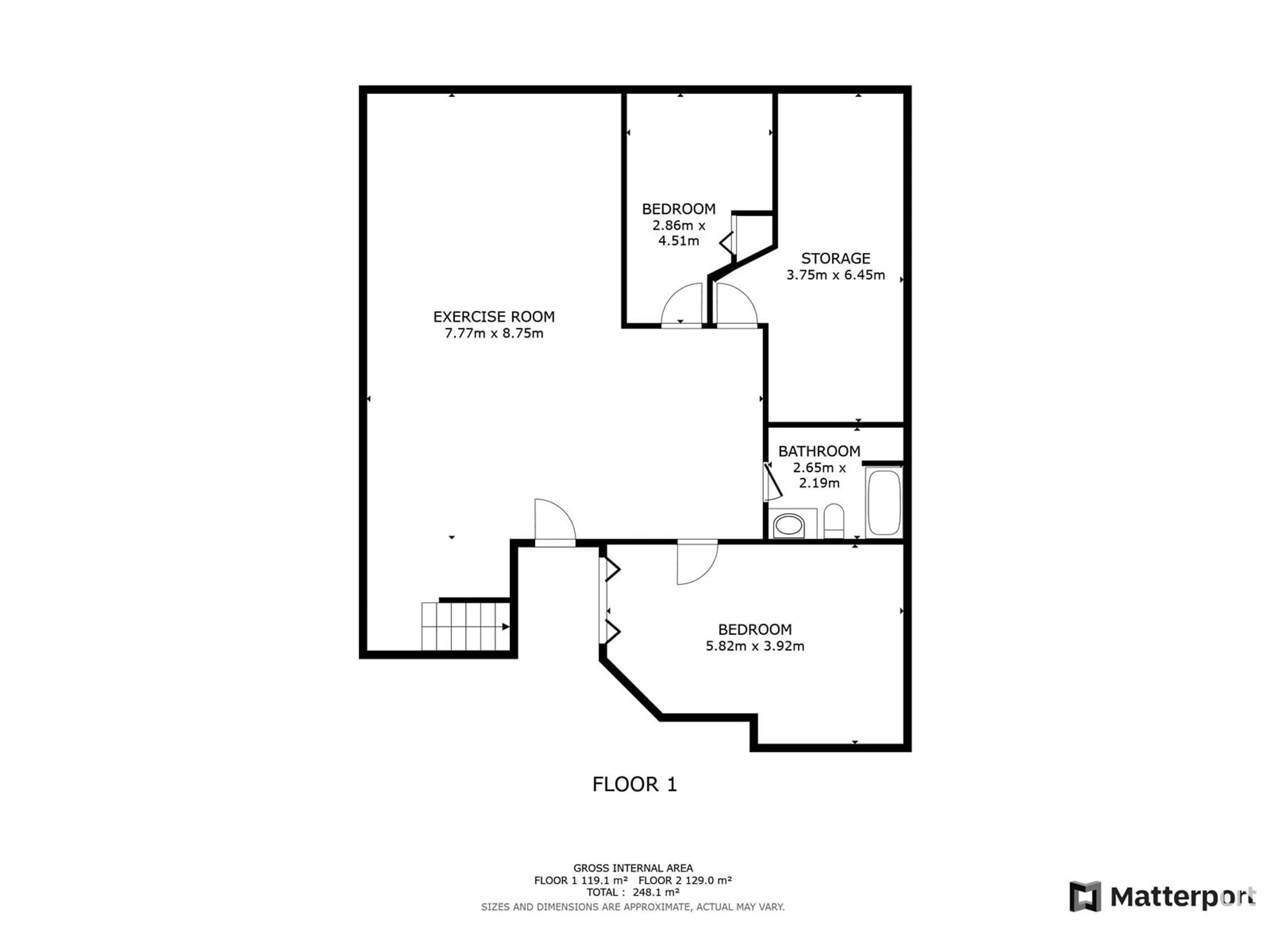 Floor plan for 208 RAVINE VI, Leduc Alberta T9E8B9