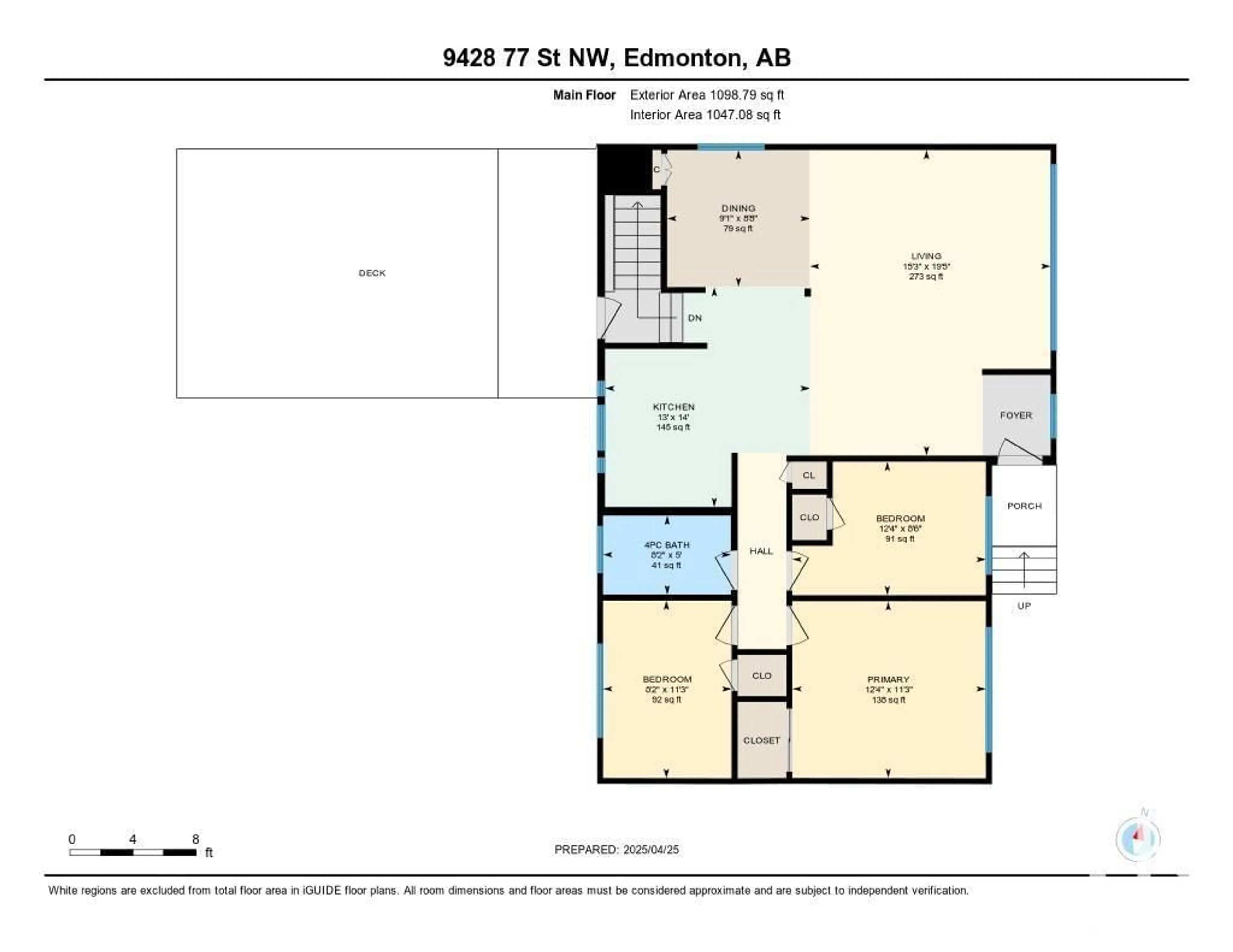Floor plan for 9428 77 ST, Edmonton Alberta T6C2M6