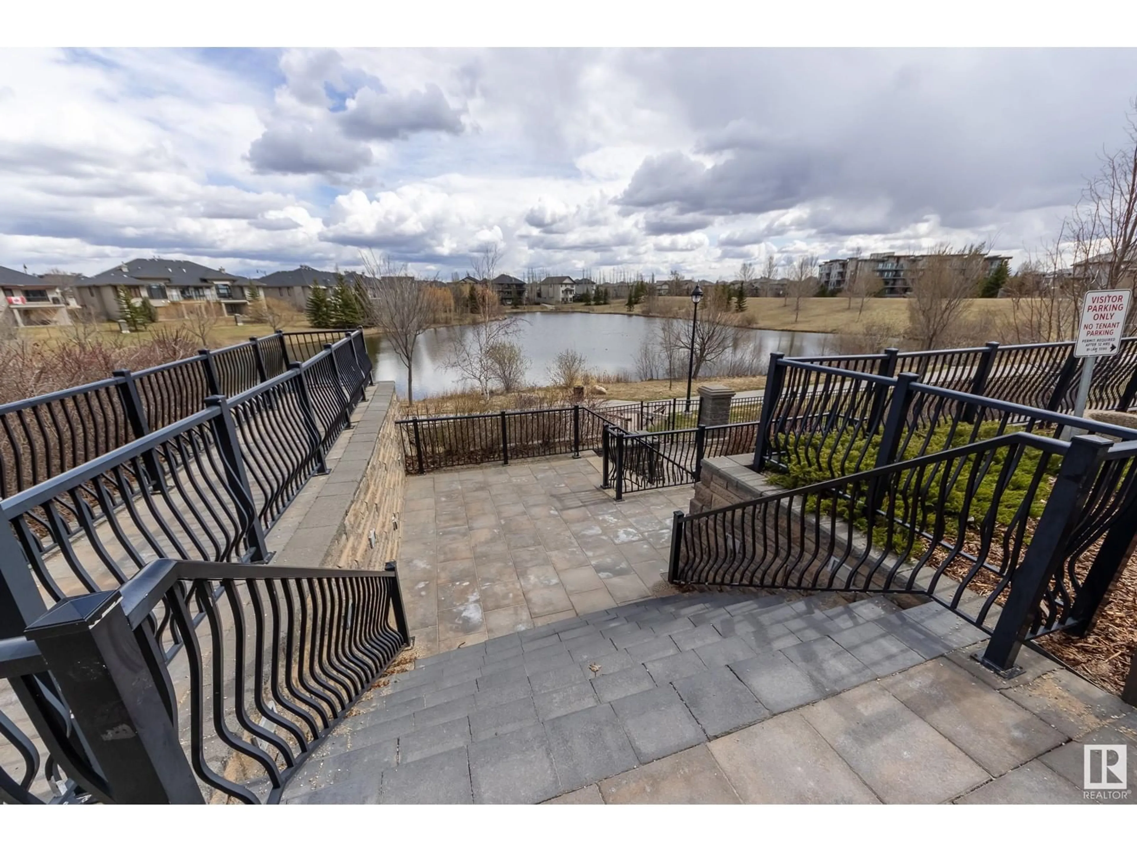 A pic from outside/outdoor area/front of a property/back of a property/a pic from drone, water/lake/river/ocean view for 6079 - 258 MAYNARD WY, Edmonton Alberta T6R0S4