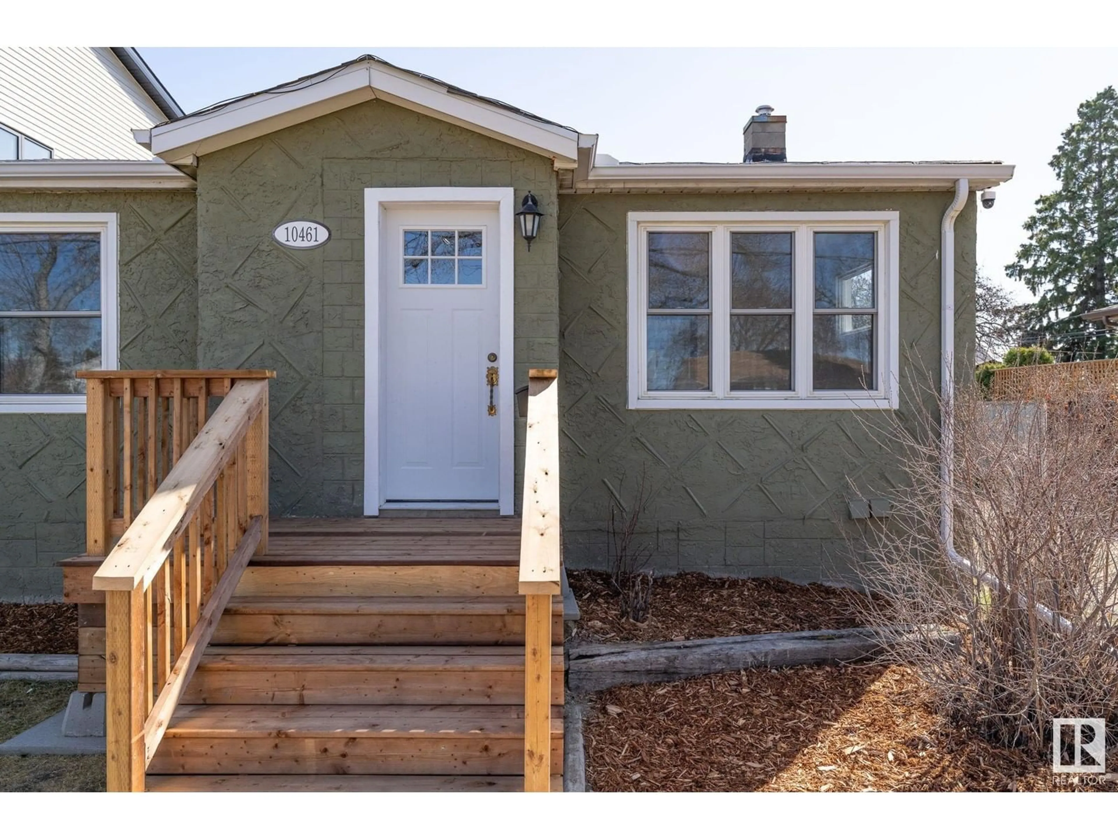 Home with vinyl exterior material, street for 10461 159 ST, Edmonton Alberta T5P3A8
