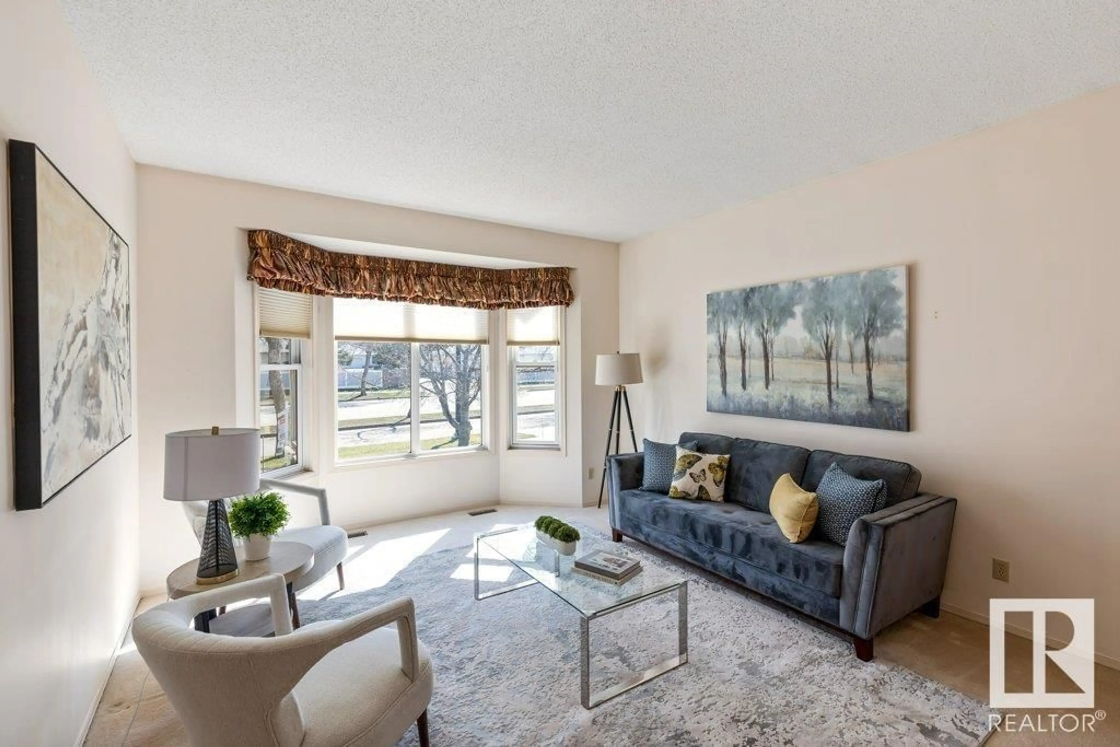 Living room with furniture, unknown for 3 GRANDIN LN, St. Albert Alberta T8N5W3