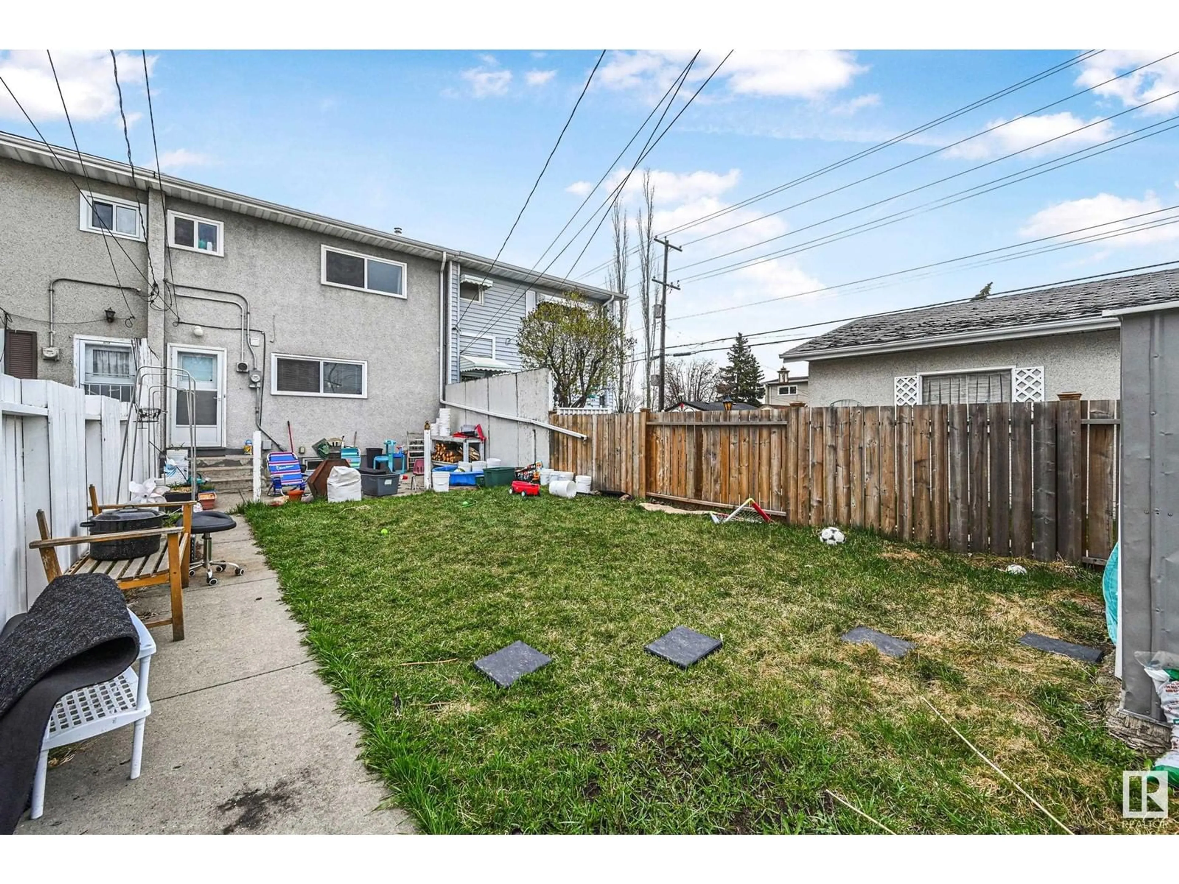 Patio, street for 8217 133A AV, Edmonton Alberta T5E1G1