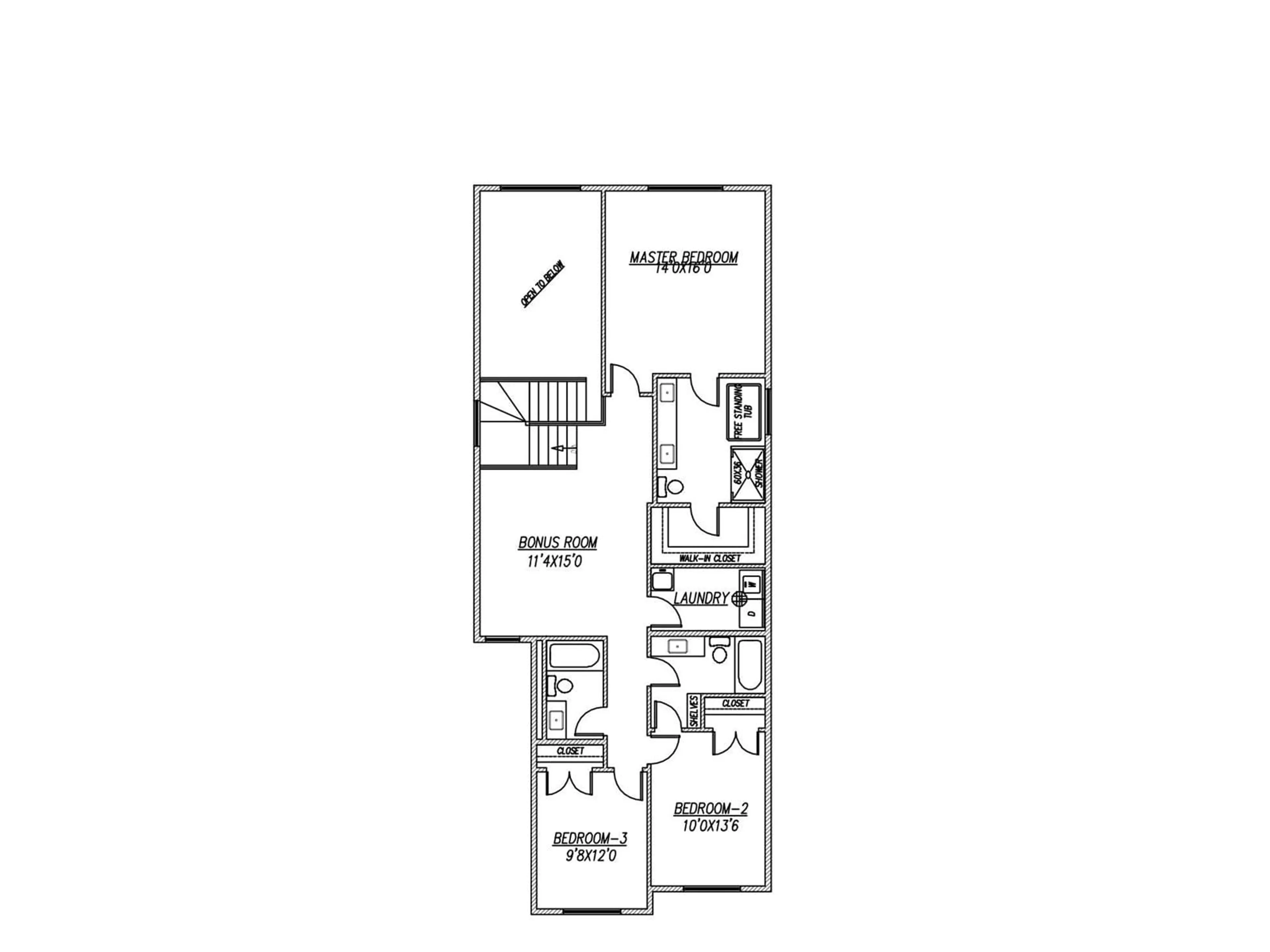 Floor plan for SW - 2832 1 AV, Edmonton Alberta T6X3E2