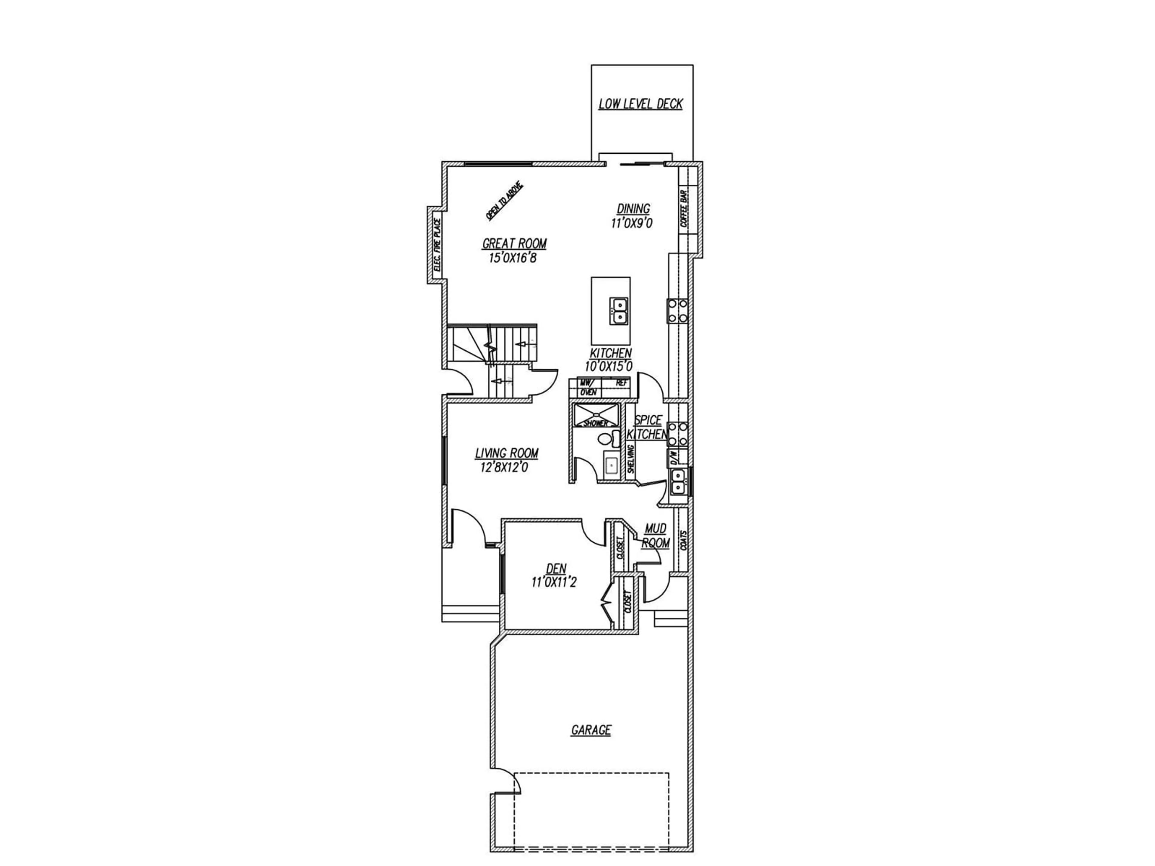 Floor plan for SW - 2832 1 AV, Edmonton Alberta T6X3E2