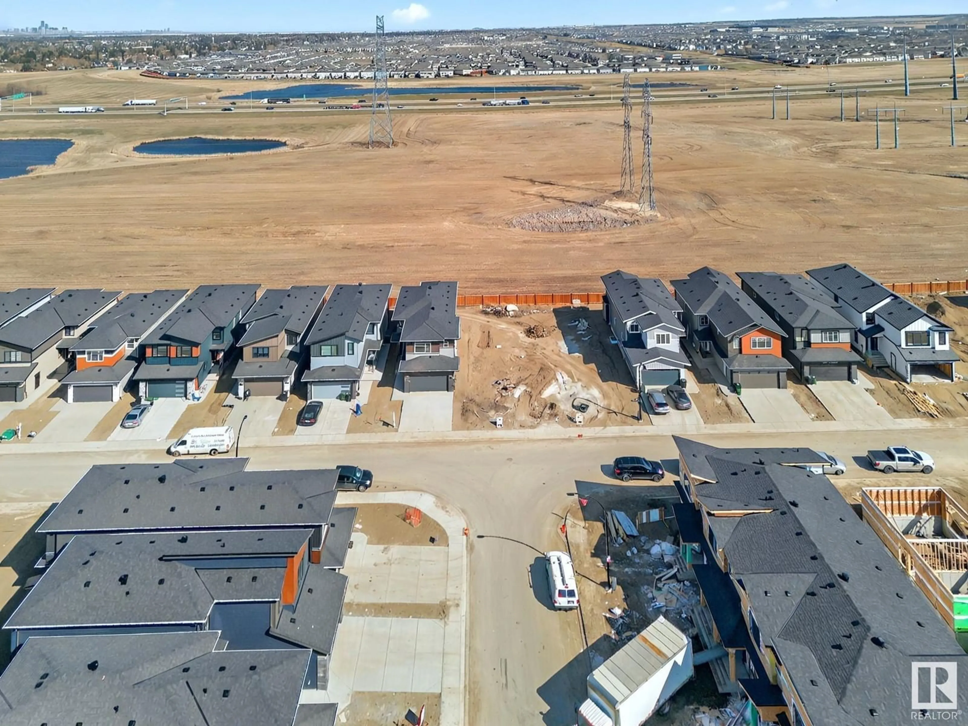 A pic from outside/outdoor area/front of a property/back of a property/a pic from drone, street for SW - 2832 1 AV, Edmonton Alberta T6X3E2