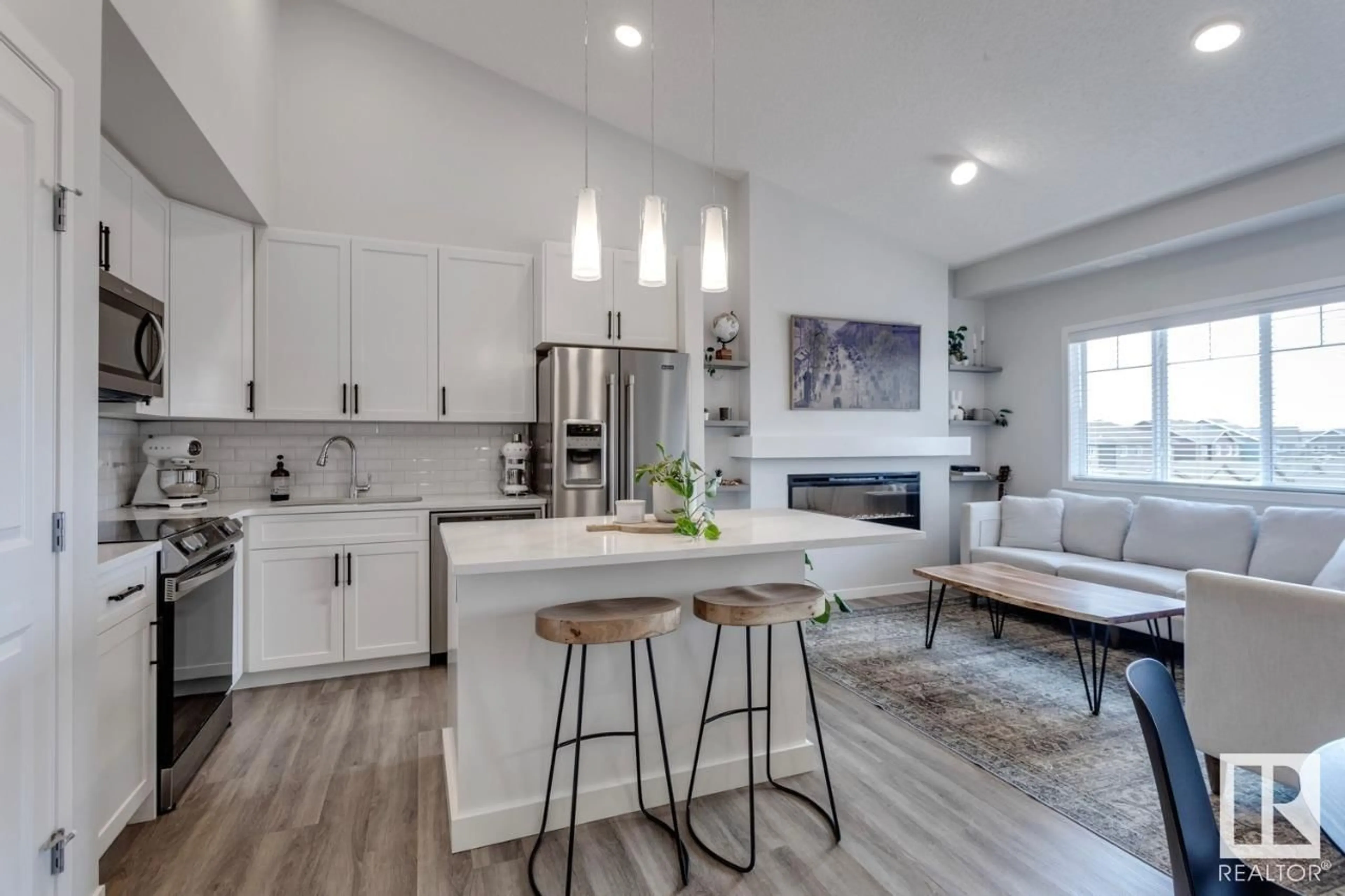 Open concept kitchen, unknown for 53 - 3305 ORCHARDS LINK LI, Edmonton Alberta T6X2H1